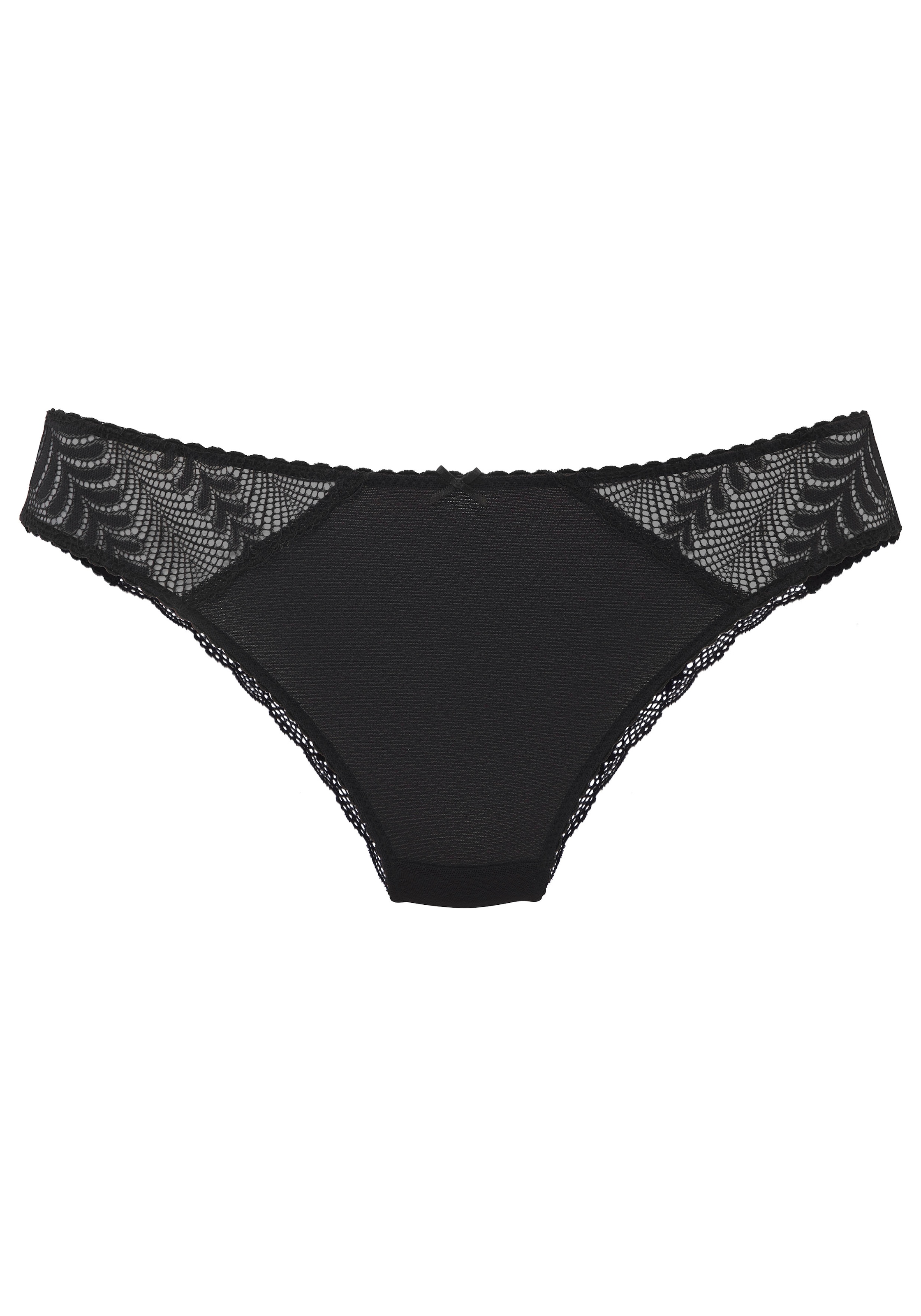 LASCANA Tanga »Amira«, mit graphischen Spitzeneinsätzen
