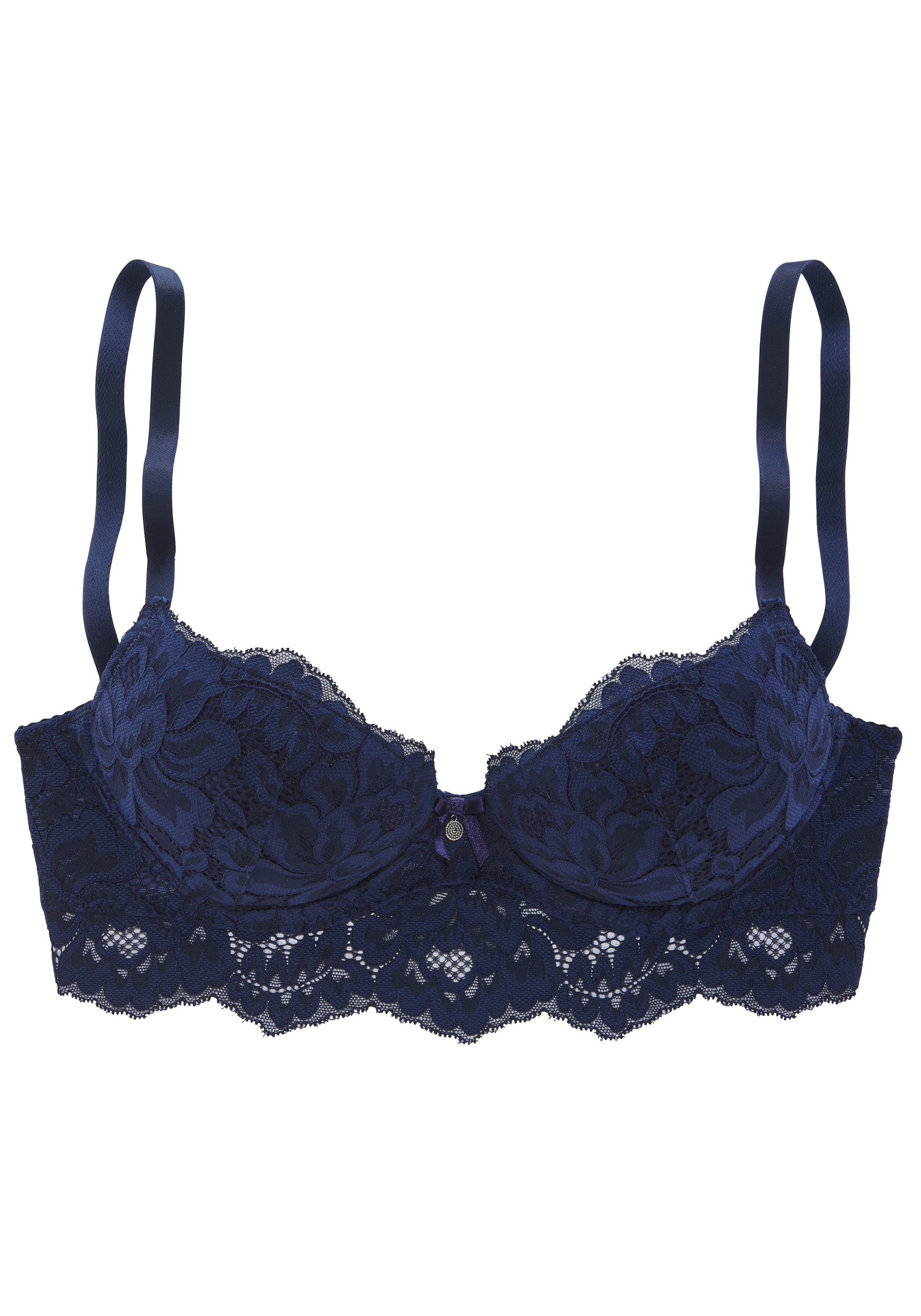 s.Oliver Push-up-BH »Charline«, mit verlängertem Unterbrustband aus Spitze, Dessous