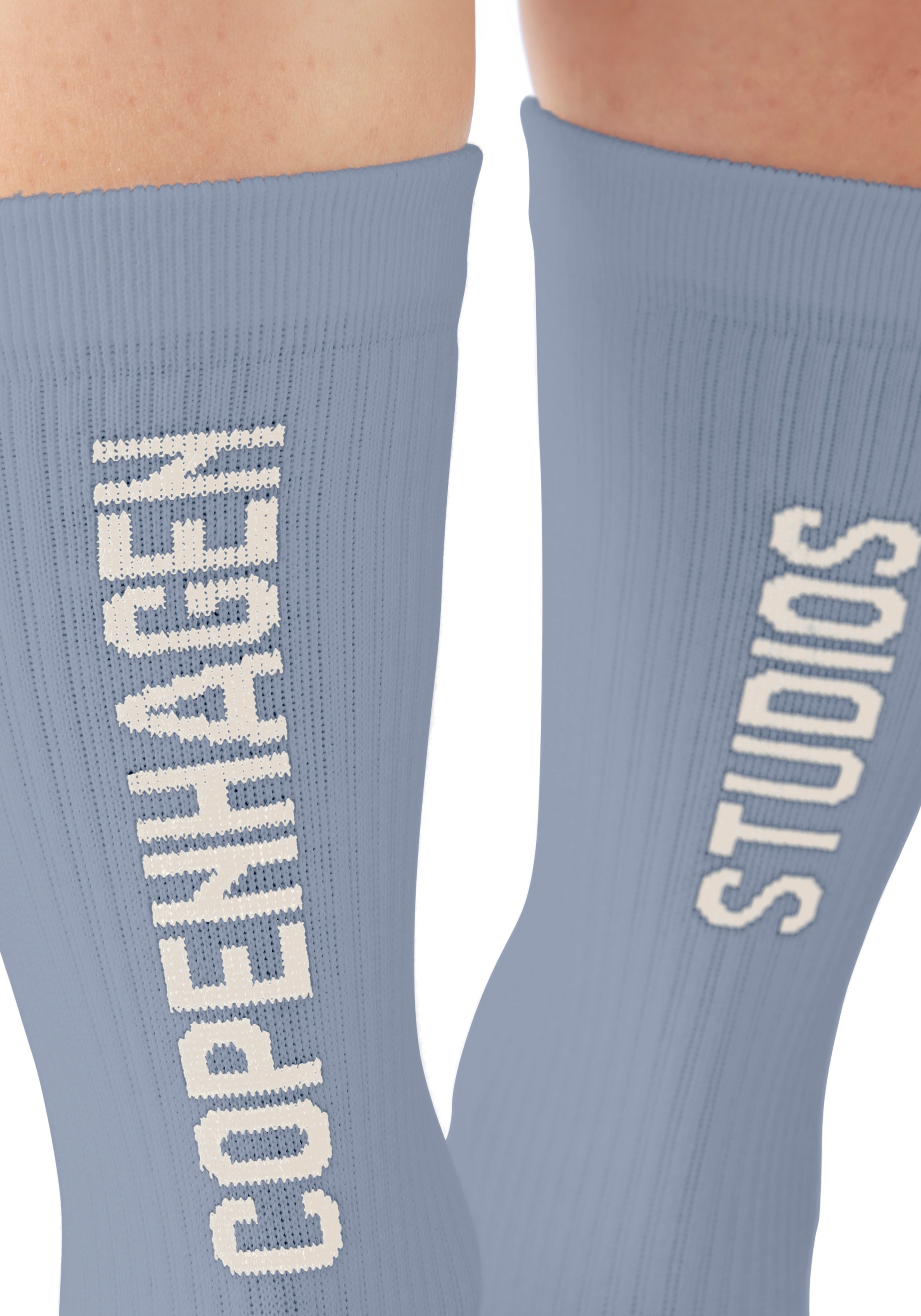 Copenhagen Studios Tennissocken, (Packung, 3 Paar), mit großem Schriftzug