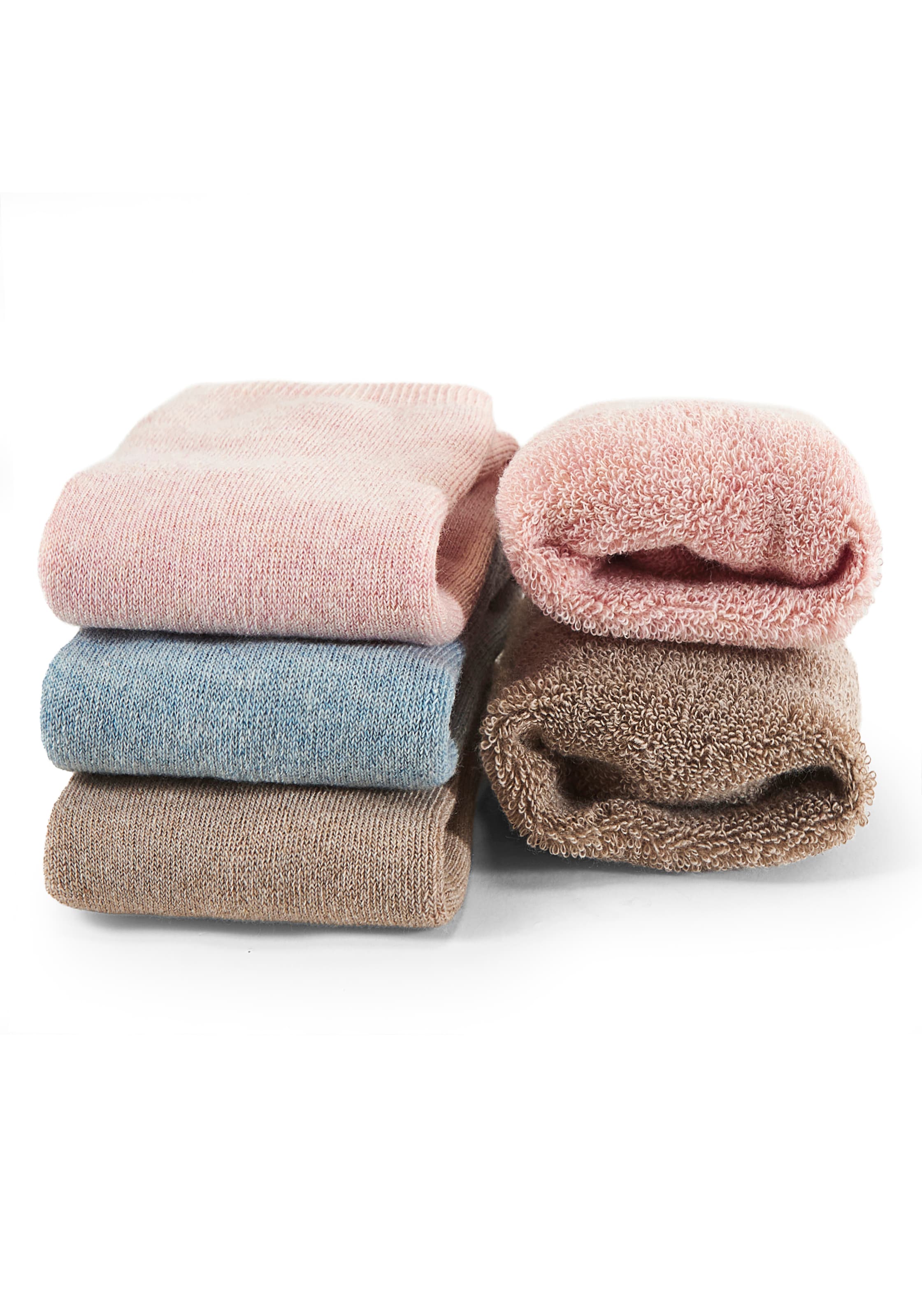 Arizona Kuschelsocken Packung, 3 Stk. tlg. mit Antirutsch in Form eines Spruches