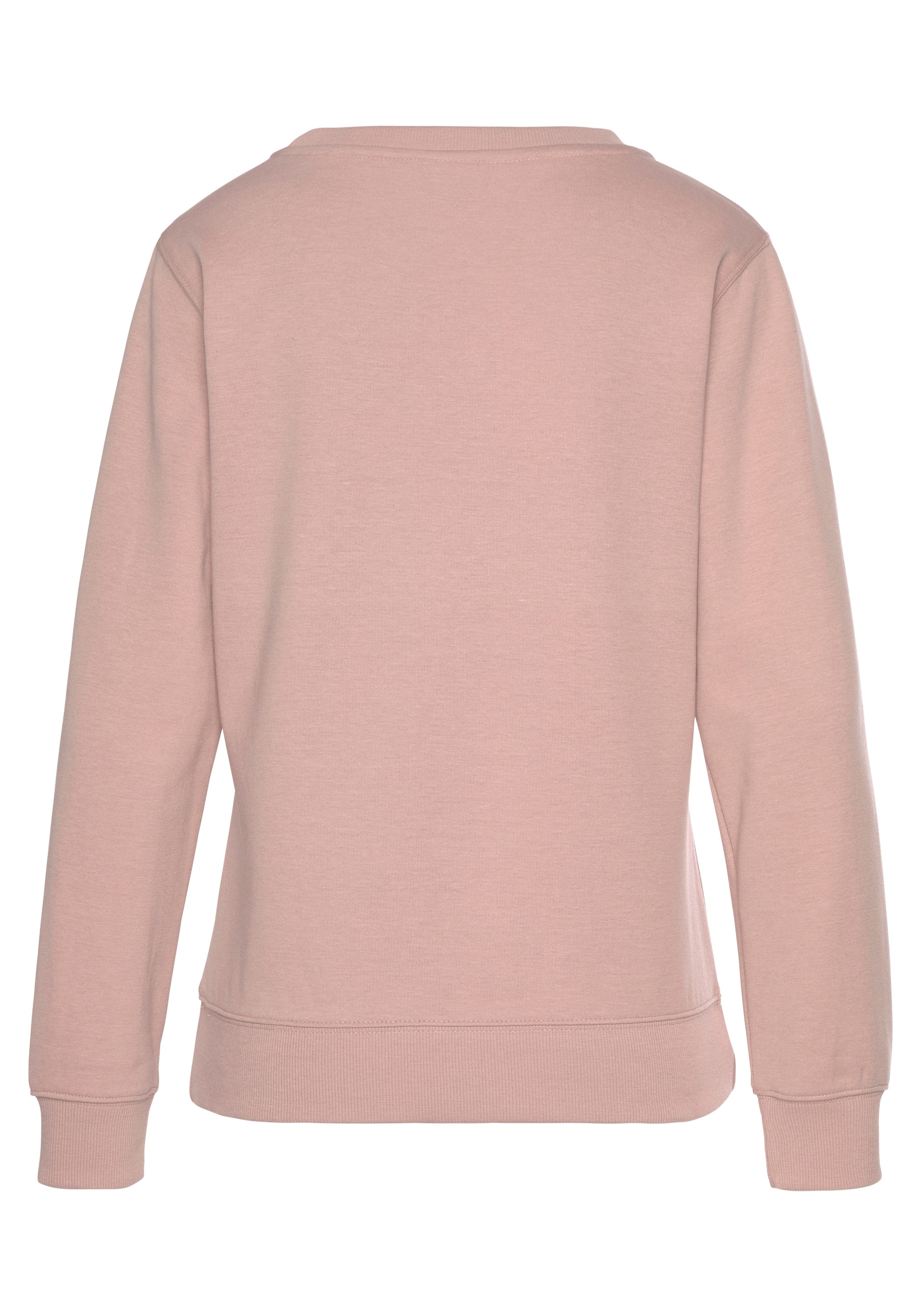 Bench. Loungewear Sweatshirt, mit runder Logostickerei, Loungwear