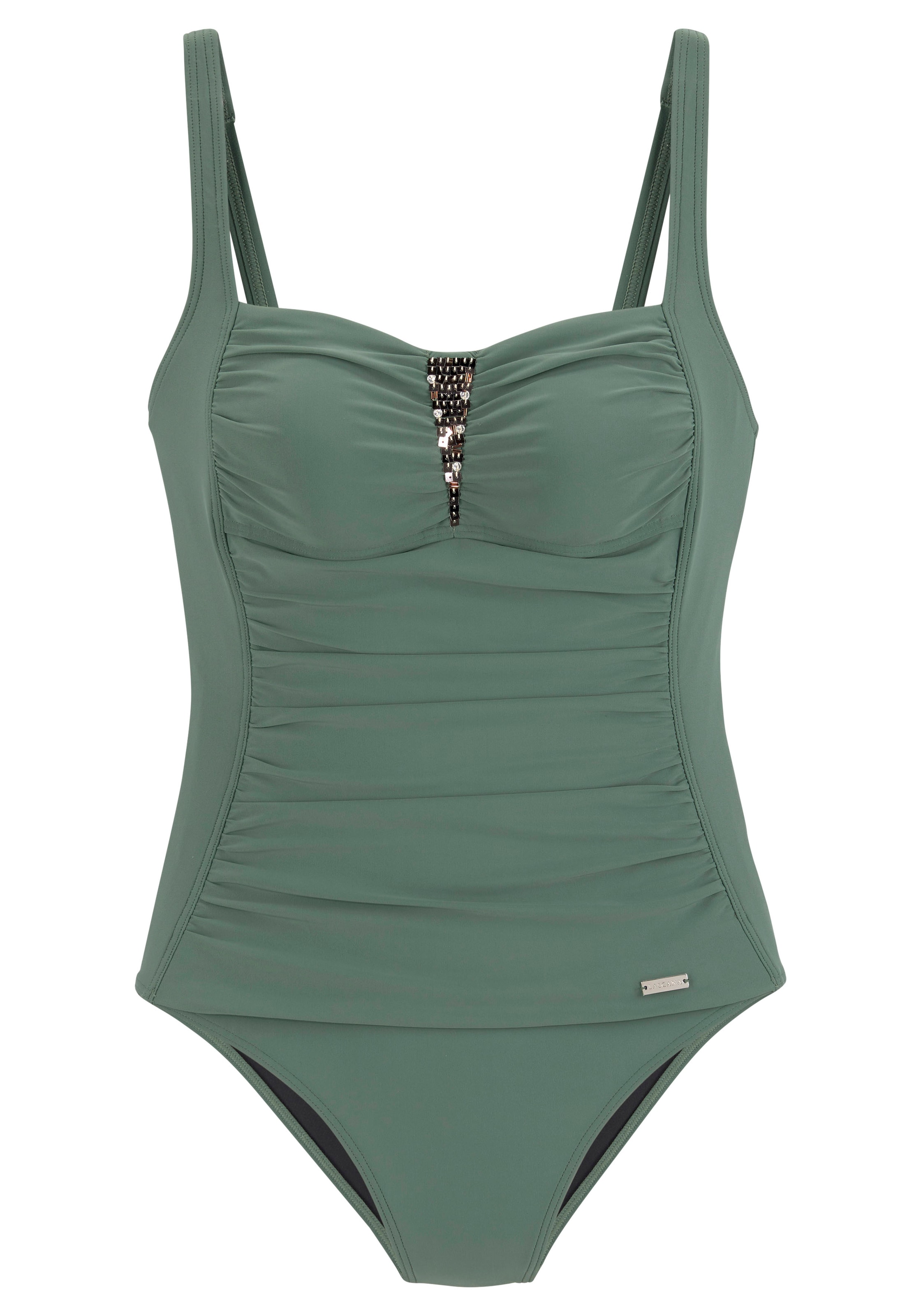 LASCANA Badeanzug mit Pailletten besetzt