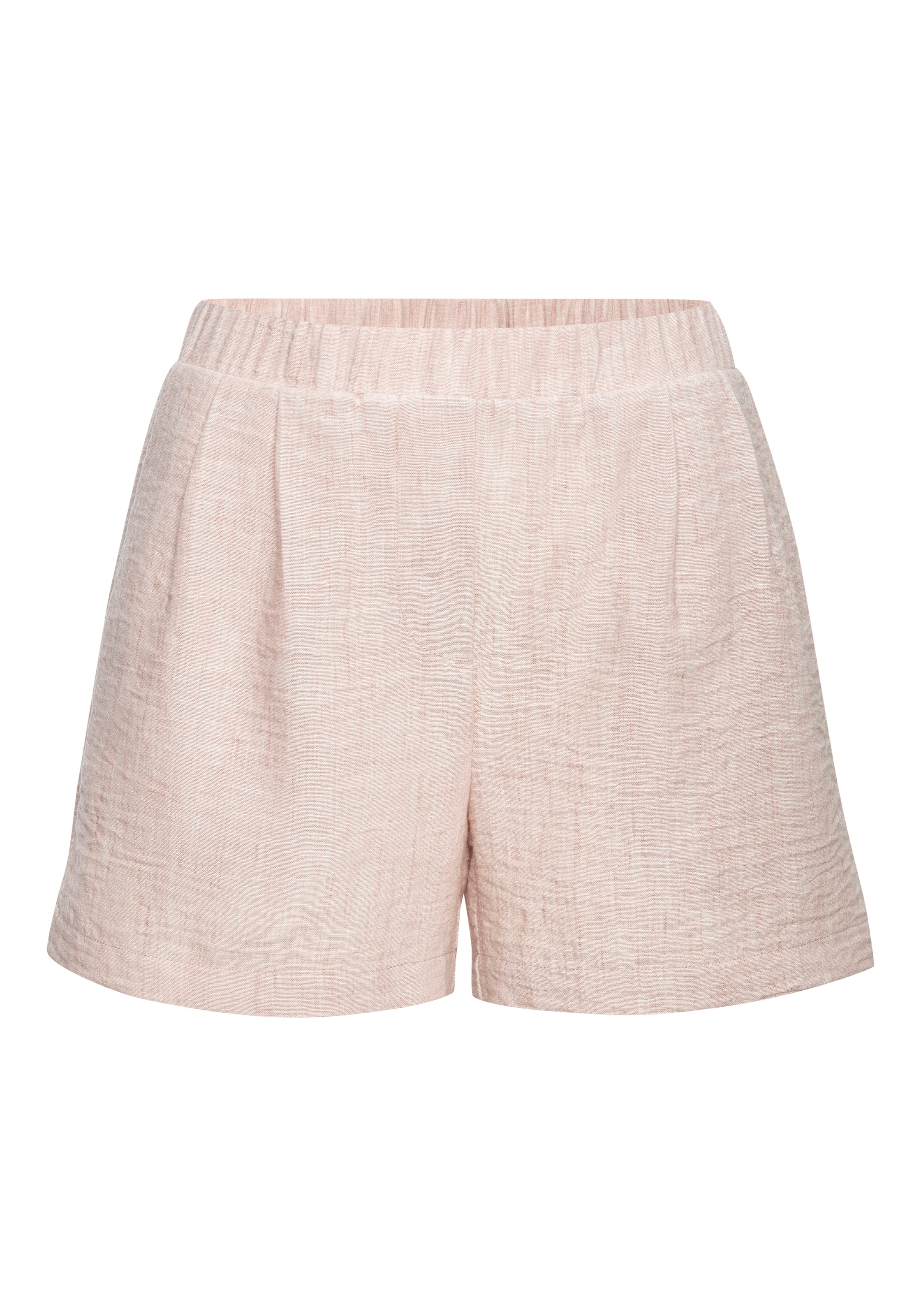 Buffalo Webshorts »aus strukturierter Webware mit Melange-Optik«  kurze Sommerhose, luftige Strandshorts, sommerlich leichte Qualität