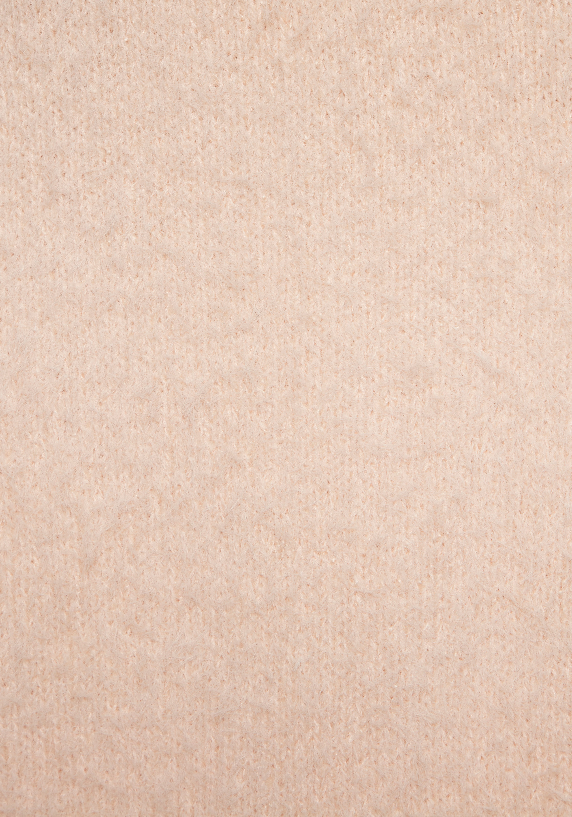 LASCANA Rundhalspullover mit Flausch-Effekt, lockerer Damenpullover, Basic