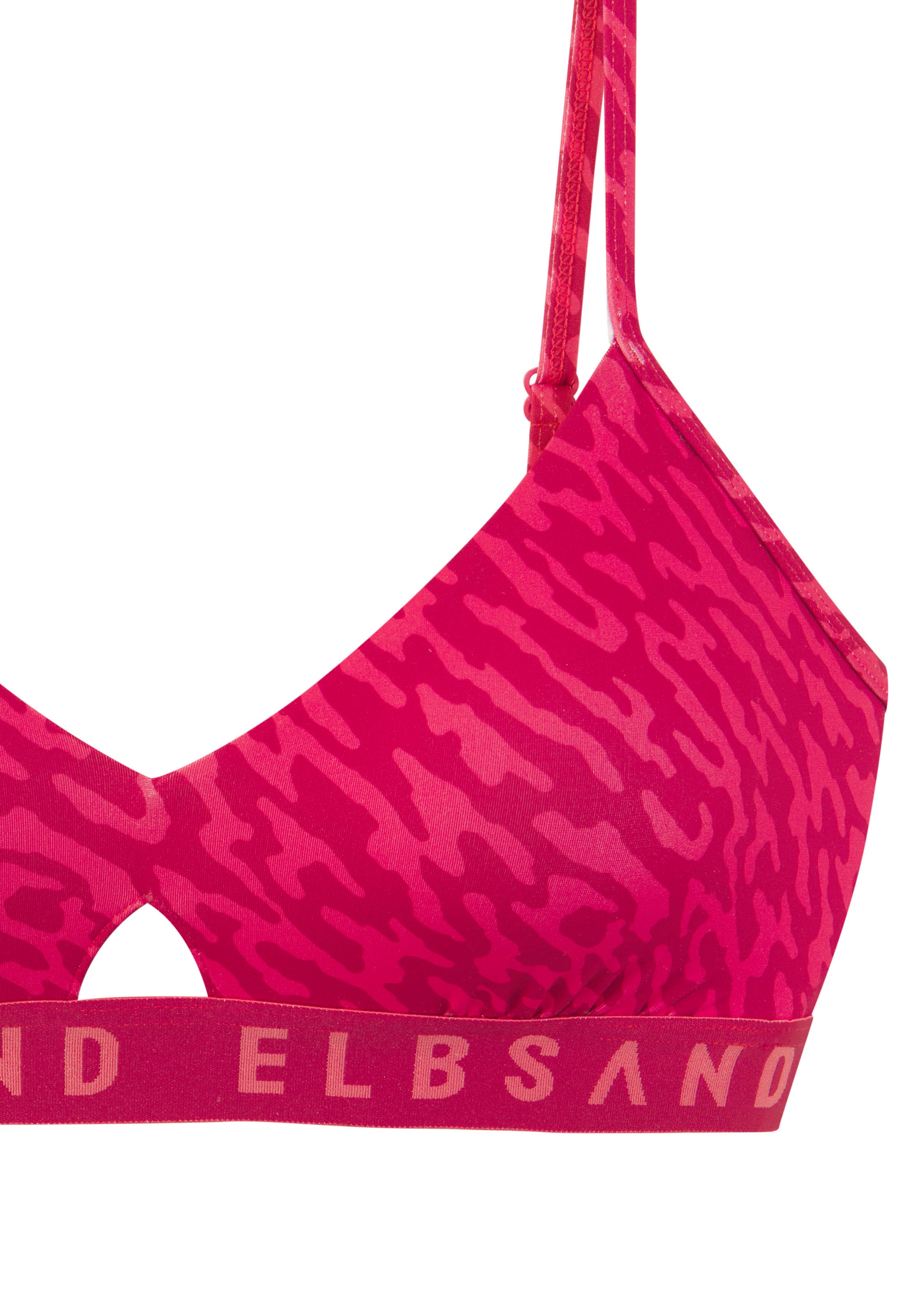 Elbsand Bustier-Bikini, mit Markenschriftzug