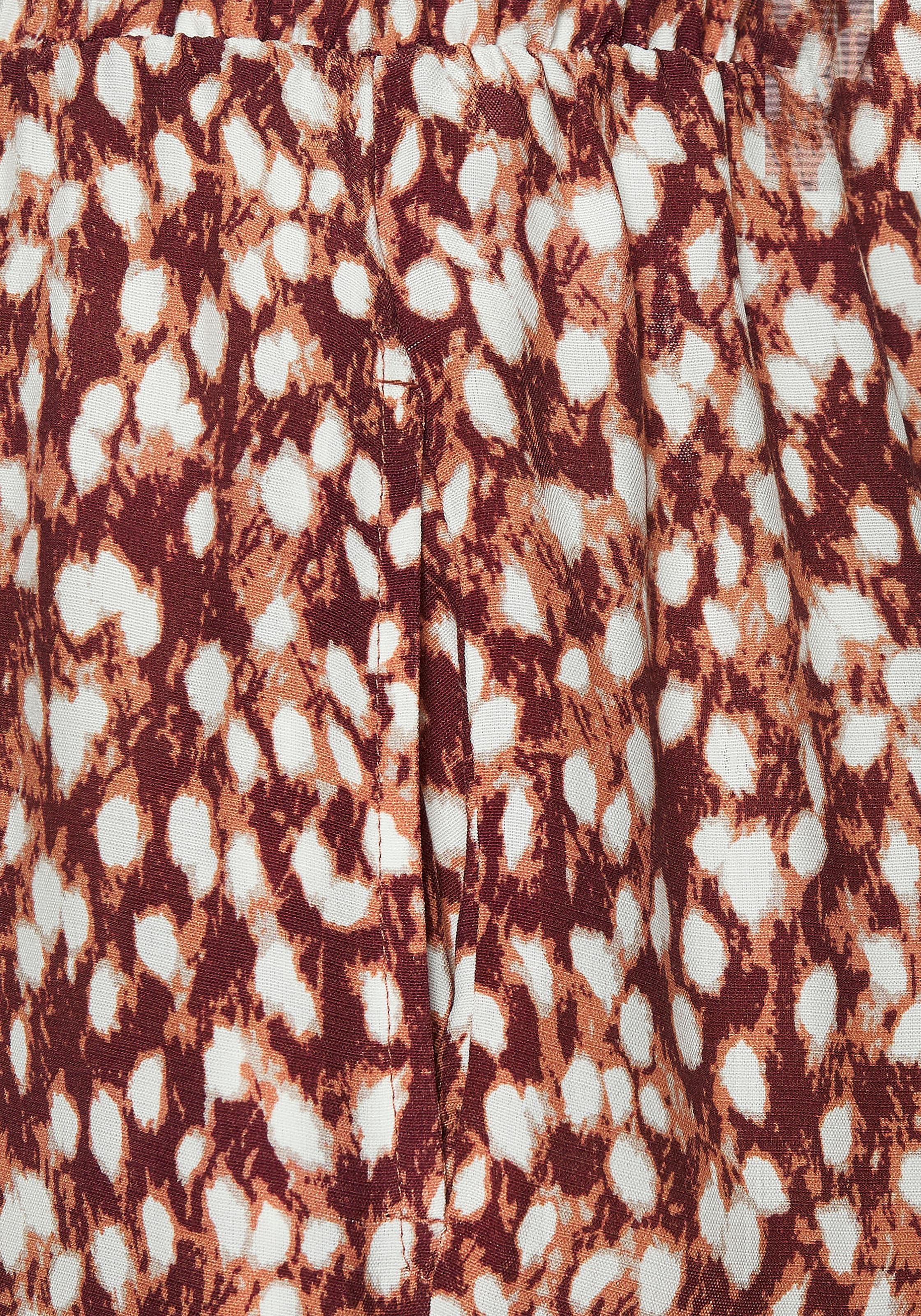 Vivance Palazzohose, mit Alloverprint, weites Bein, mit Bindeband