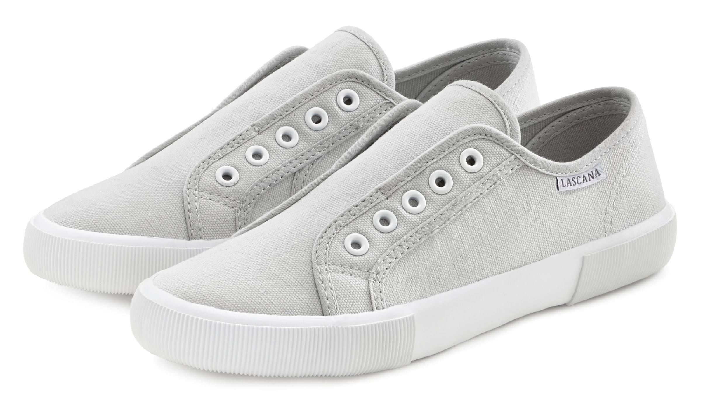 LASCANA Sneaker, Slipper, Halbschuh bequem zum Reinschlüpfen VEGAN