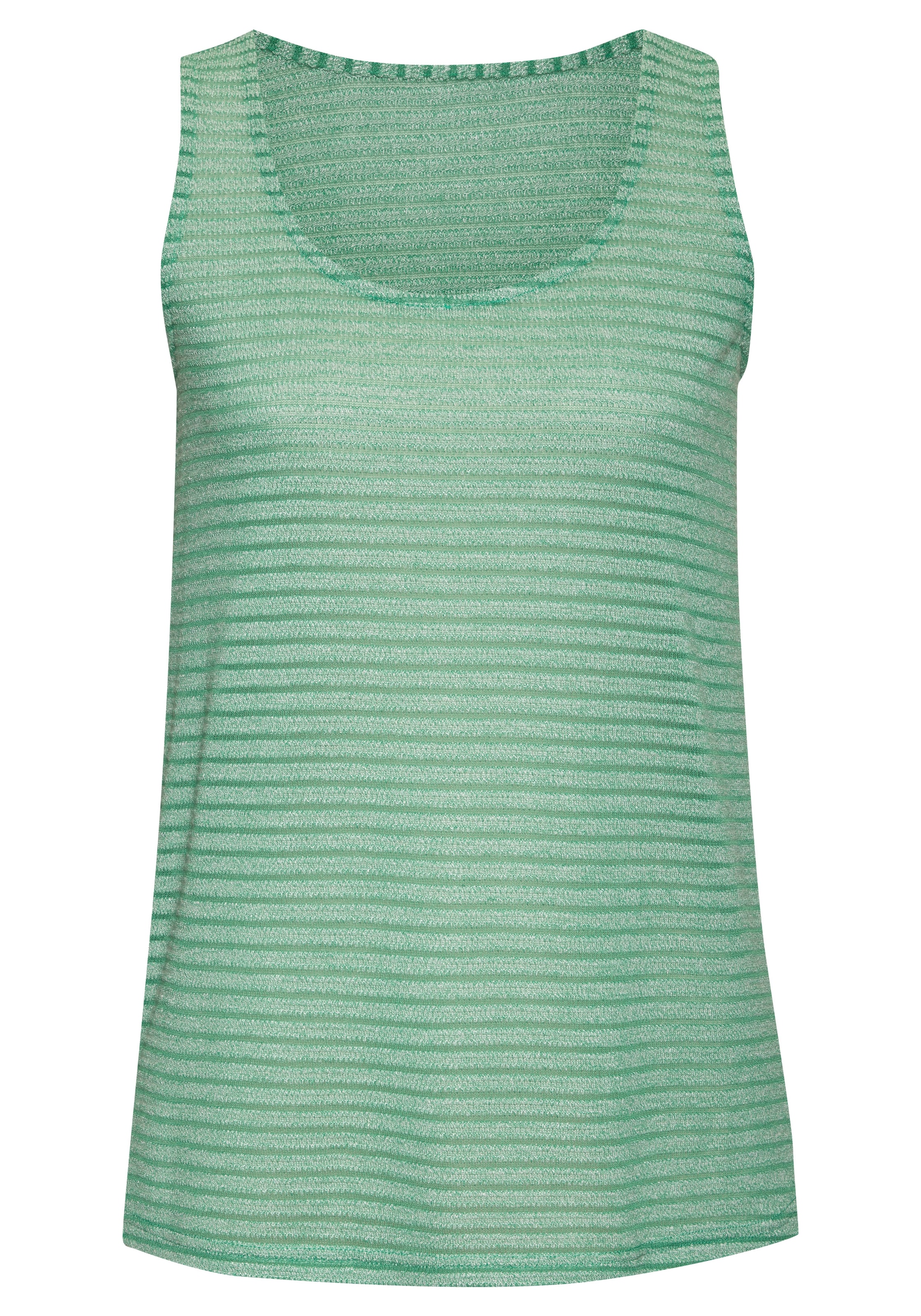 Vivance Trägertop »in Streifenoptik«, (2er-Pack), aus luftigem Jacquard-Strick