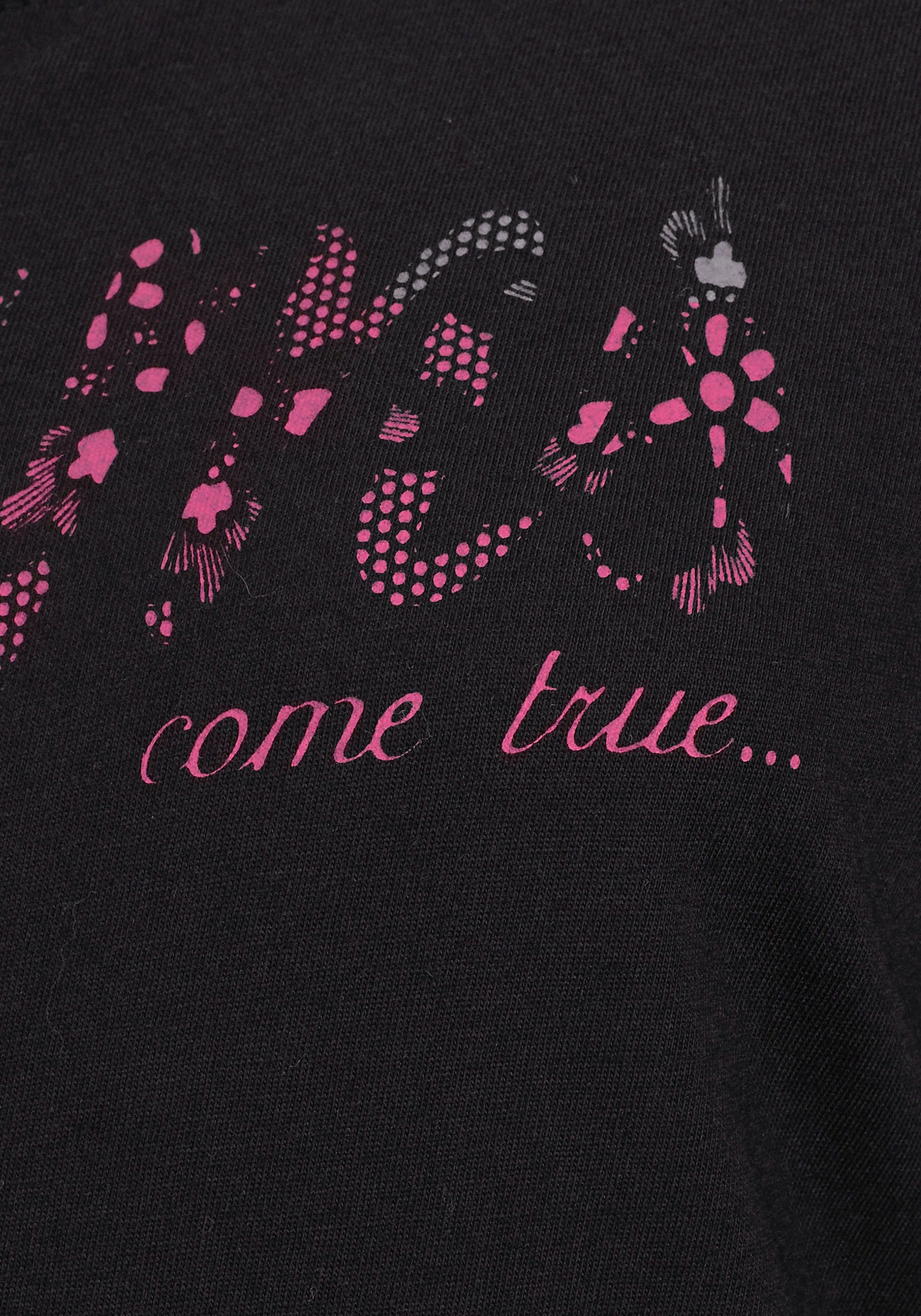 Vivance Dreams Pyjama, (Set, 3 teilig), mit Frontschriftzug