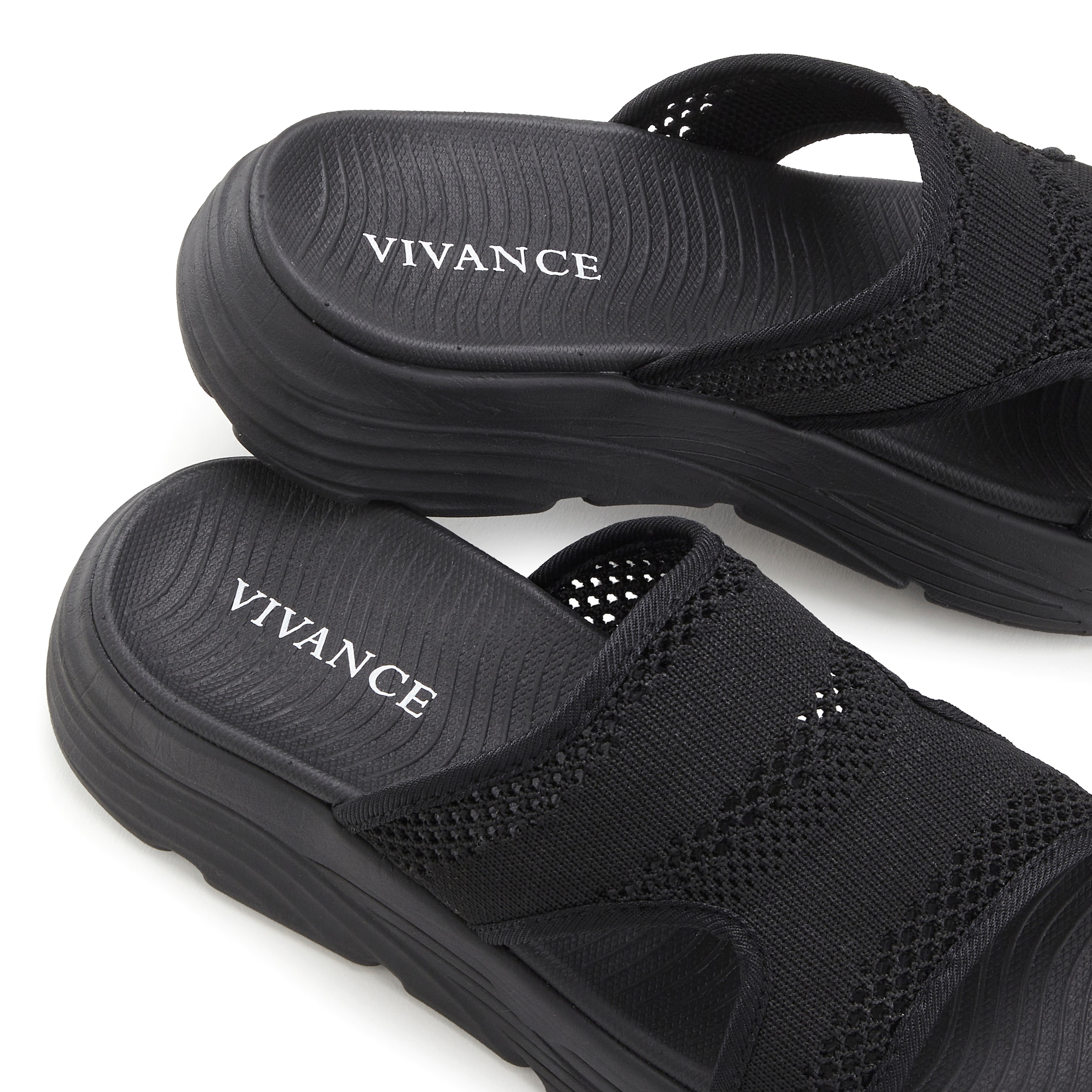 Vivance Pantolette, Mules, Sandale, offener Schuh mit modischer Chunky-Sohle VEGAN