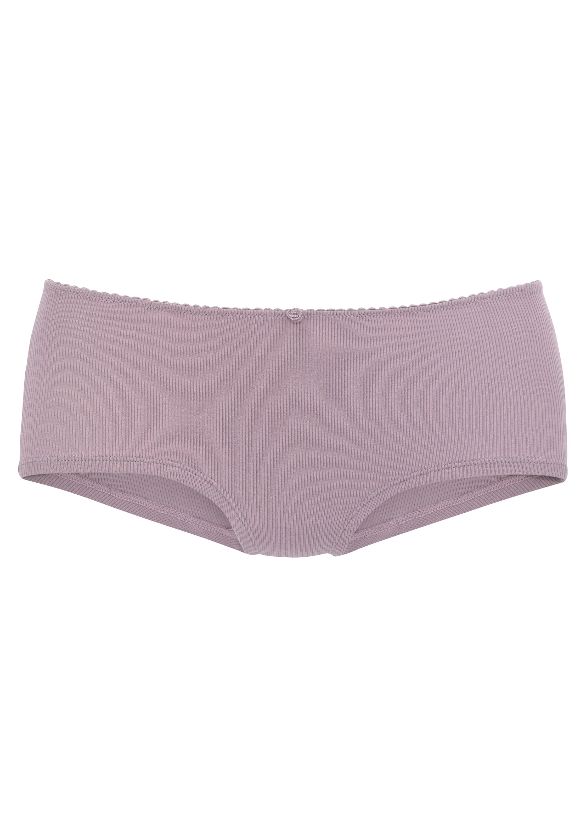 Vivance Panty, (3er-Pack), aus weicher und elastischer Rippware, mit zartem Röschen vorn
