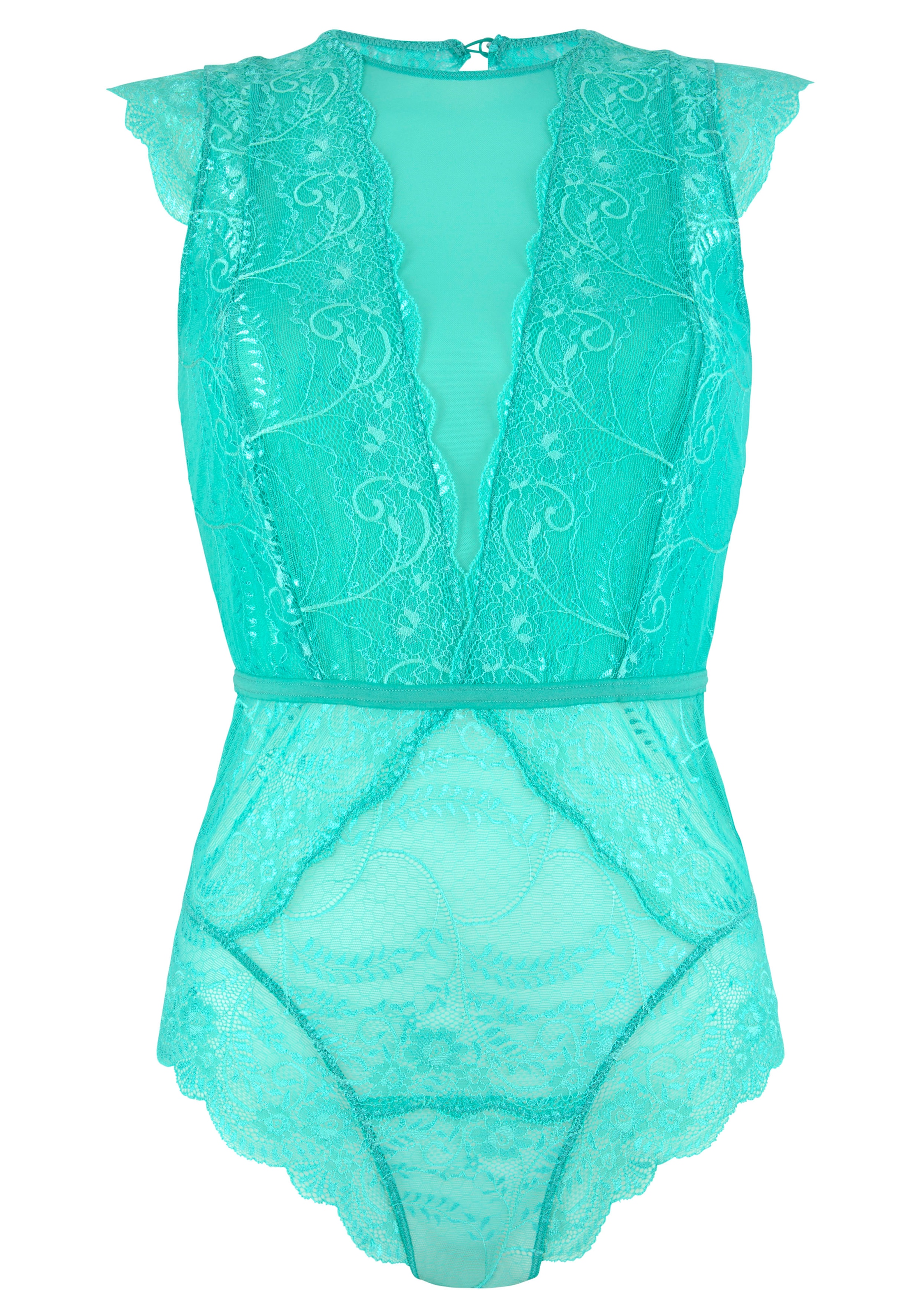 LASCANA Body, aus transparenter Spitze und Netzeinsätzen, sexy Dessous