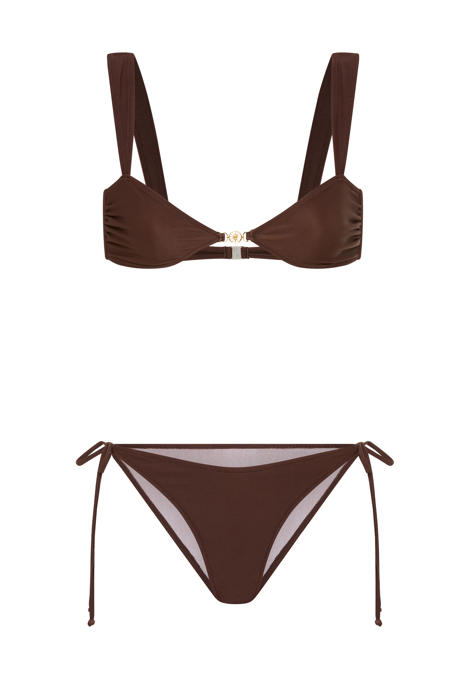 LSCN by LASCANA Bandeau-Bikini mit Zierdetail zwischen den Cups