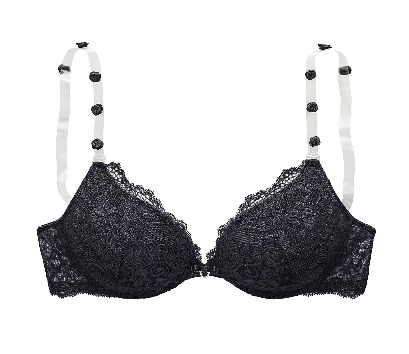 Vivance Push-up-BH, mit 3 extravaganten Trägern zum Austauschen, sexy Dessous