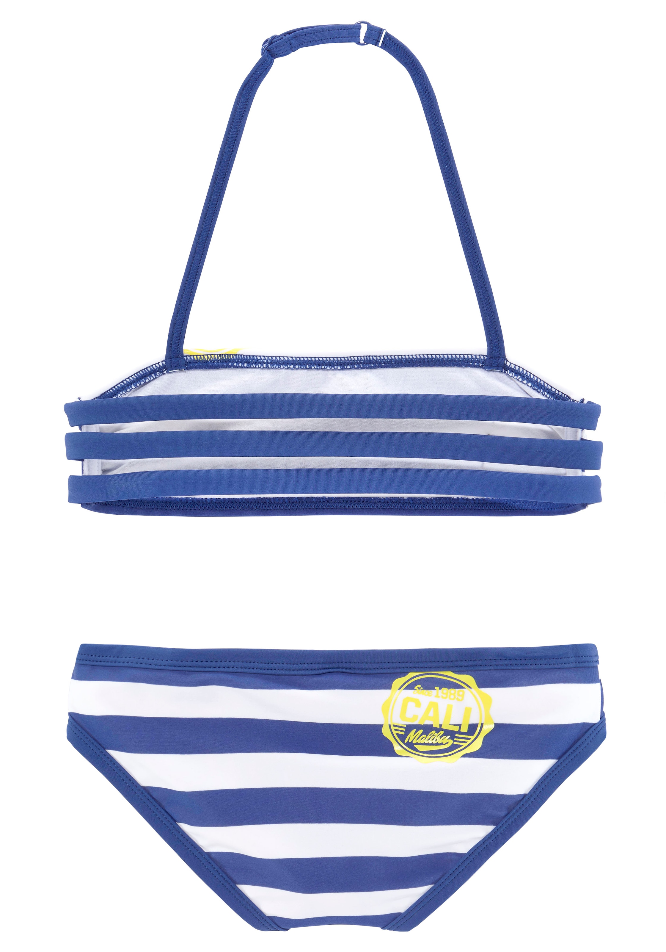 Bench. Bandeau-Bikini , mit trendigen Streifen