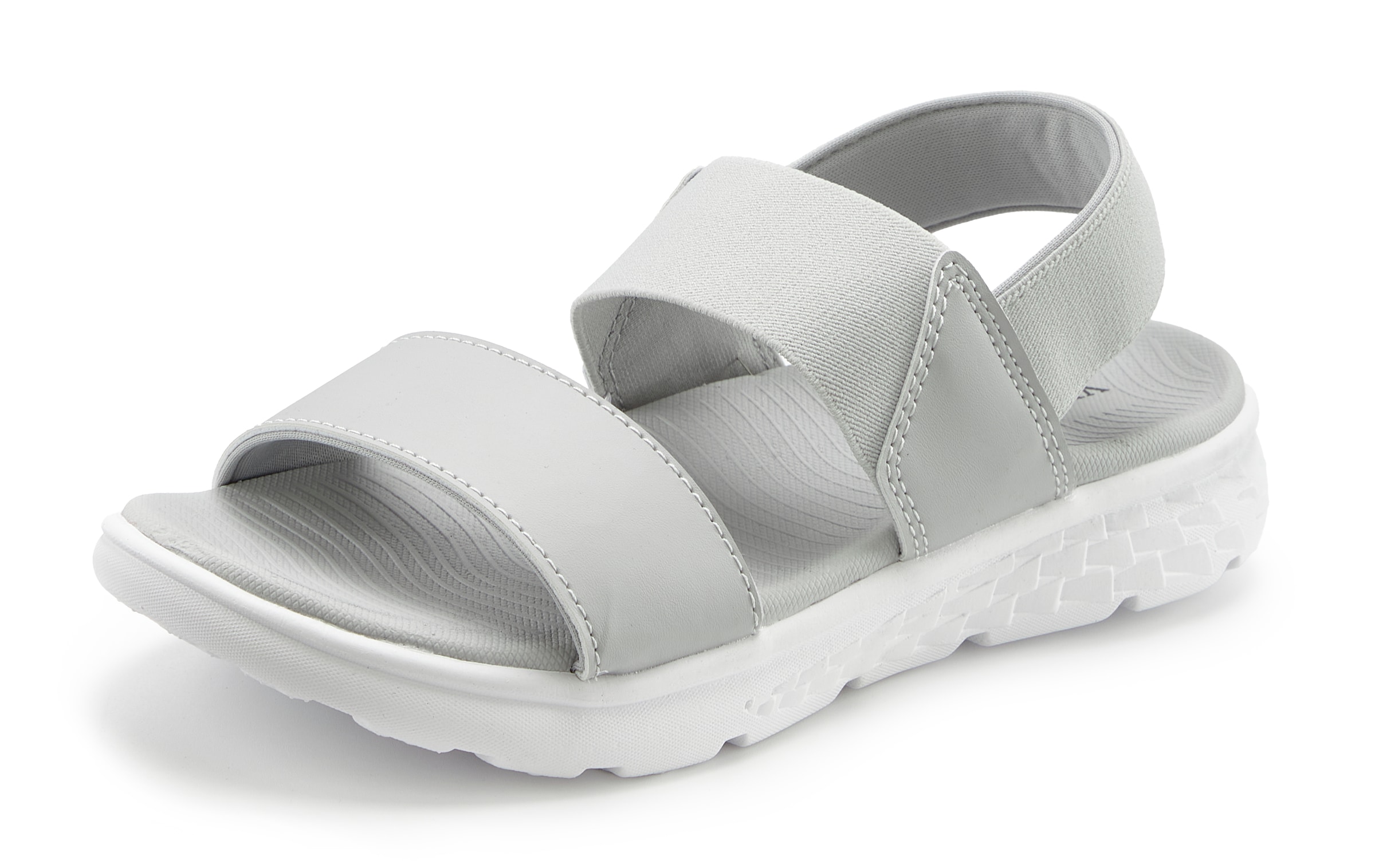 Vivance Sandale »Sommerschuh«, Sandalette, Sommerschuh mit leichter Sohle & elastischen Riemen VEGAN