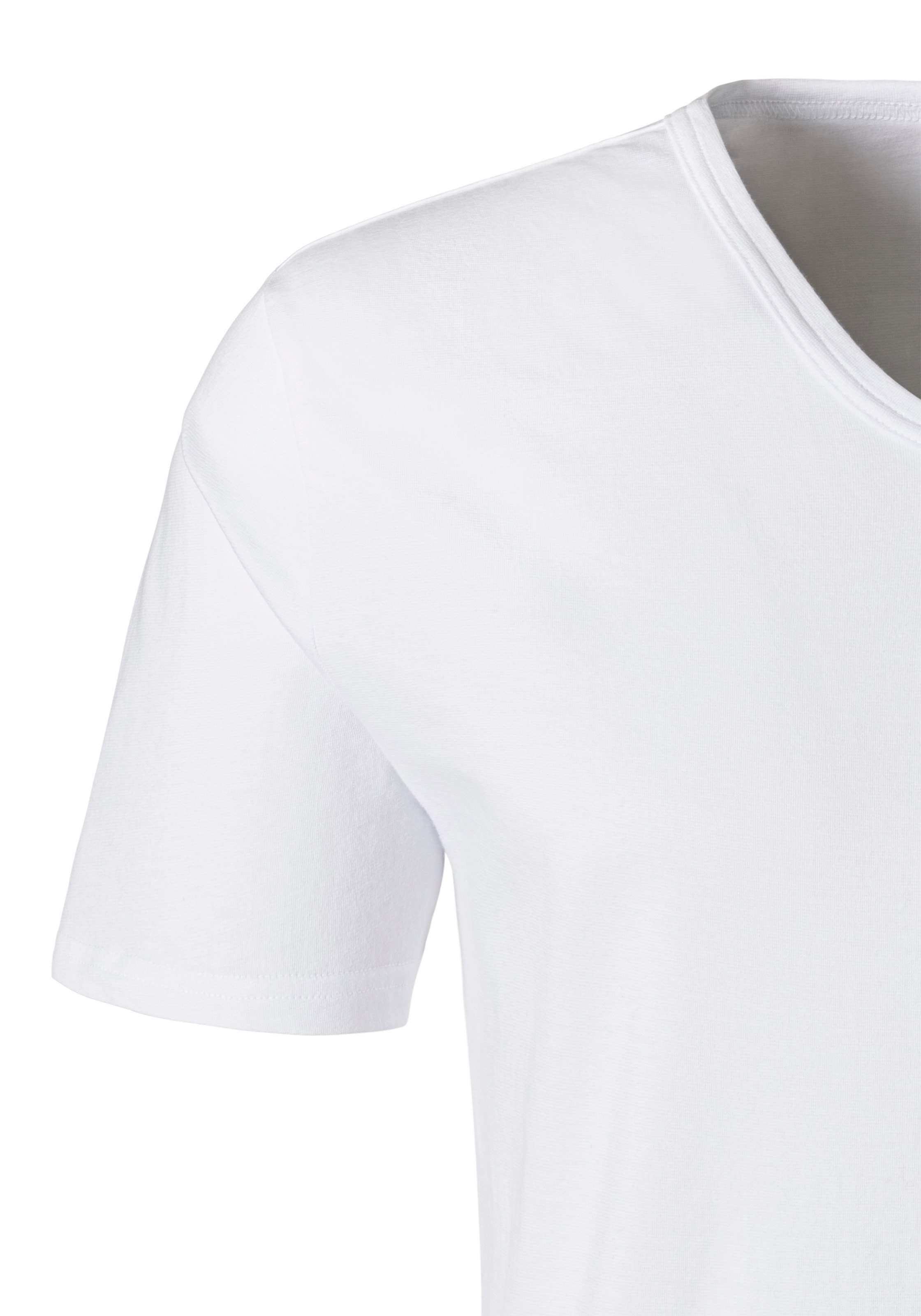 H.I.S Unterziehshirt, (2 St.), mit V-Ausschnitt und kleinem Logo, Unterhemd, T-Shirt