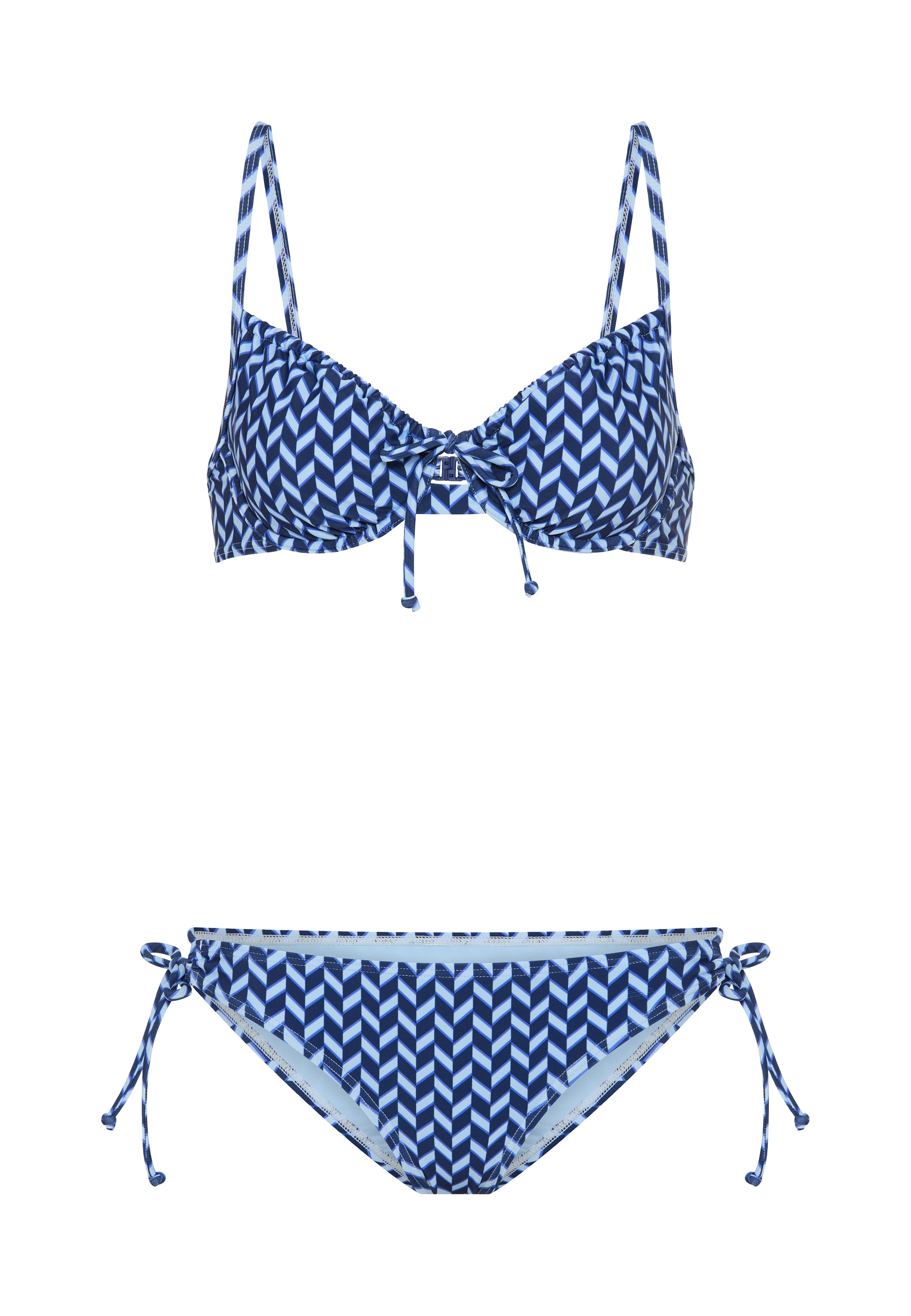 LSCN by LASCANA Bügel-Bikini mit grafischem Allover-Print
