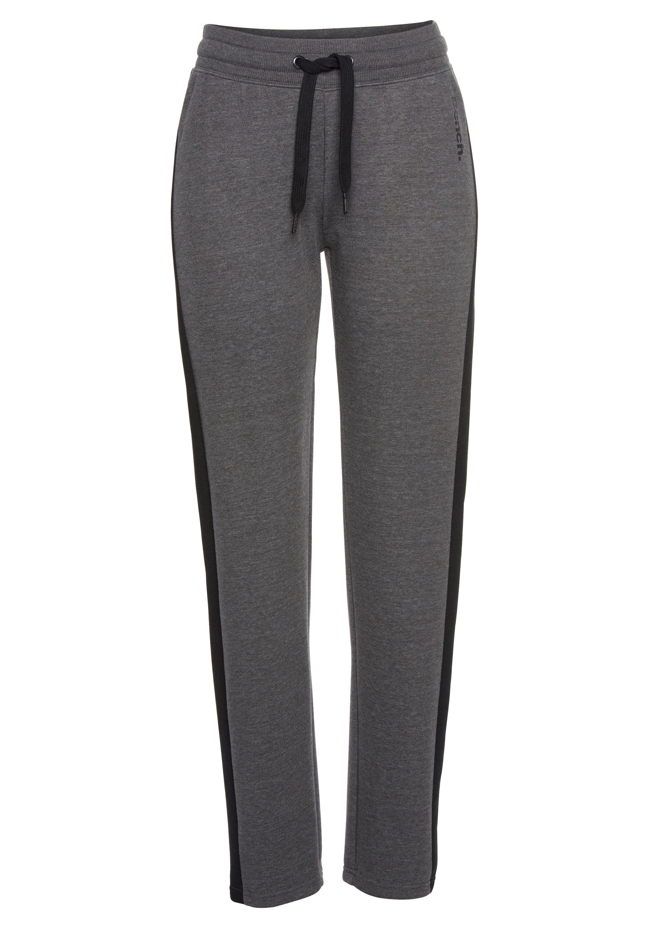 Bench. Loungewear Loungehose, mit Seitenstreifen und geradem Bein, Loungeanzug