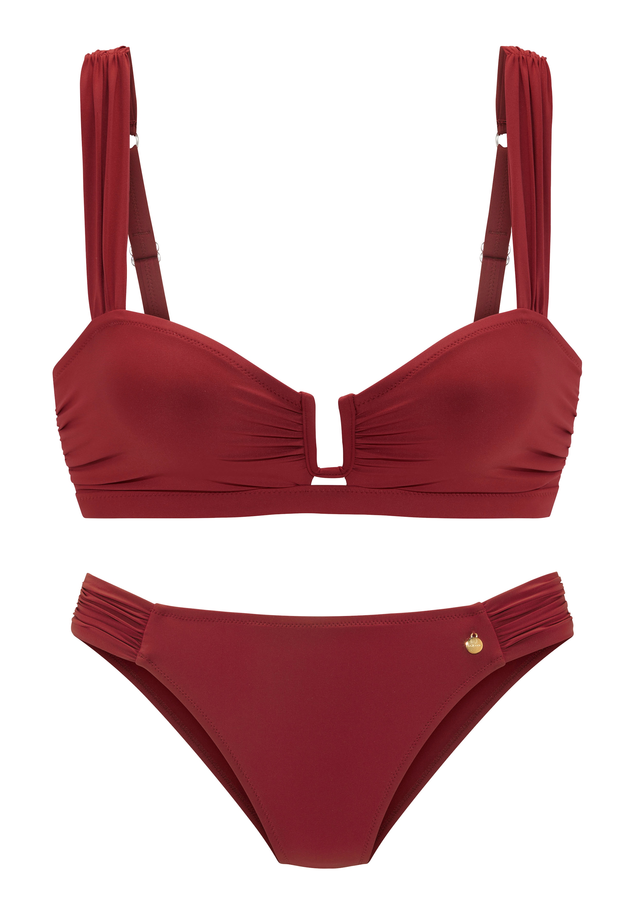 LASCANA Bandeau-Bikini mit modischer Zierschnalle