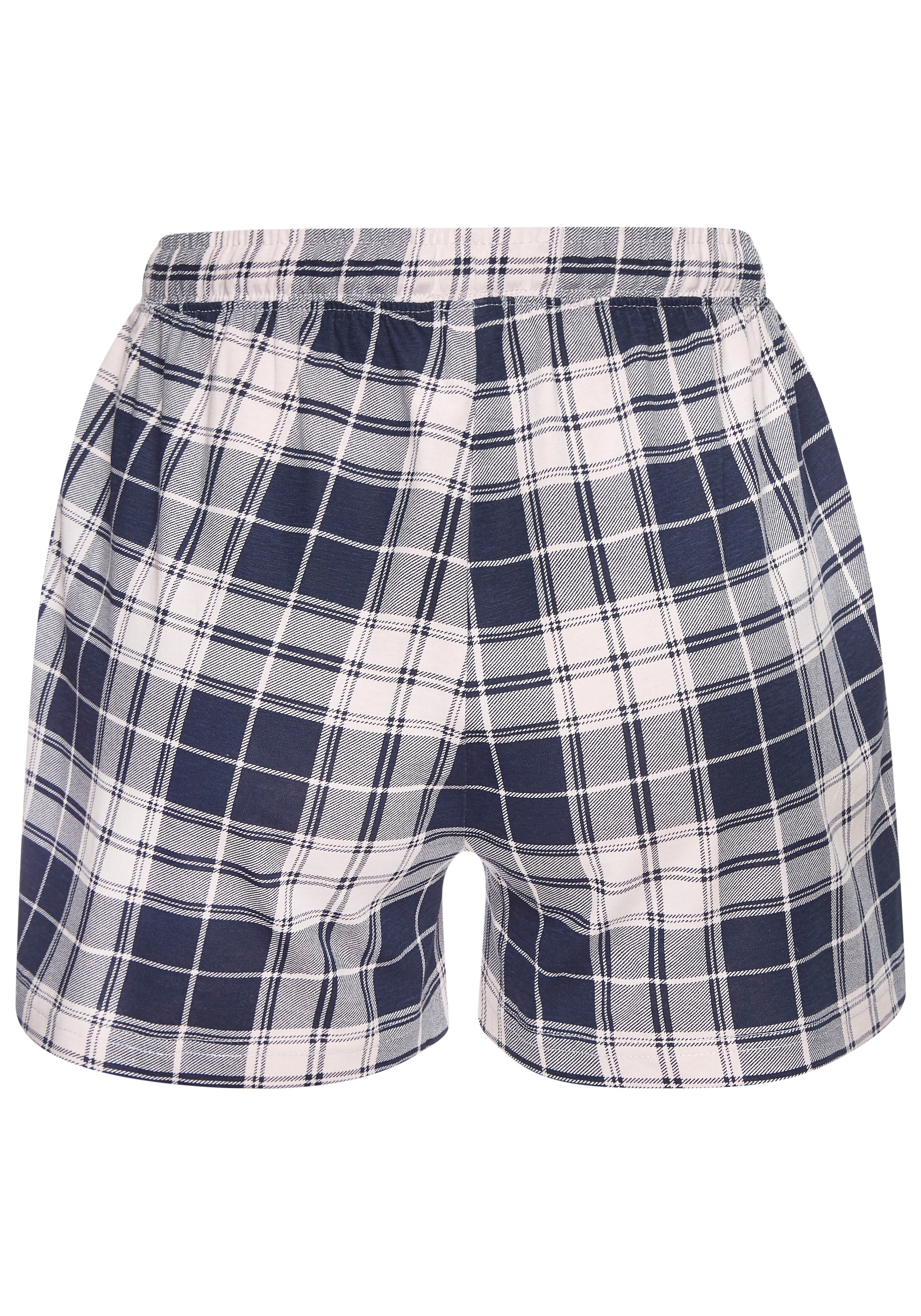 Vivance Dreams Pyjamashorts  Mit Streifen und Karos