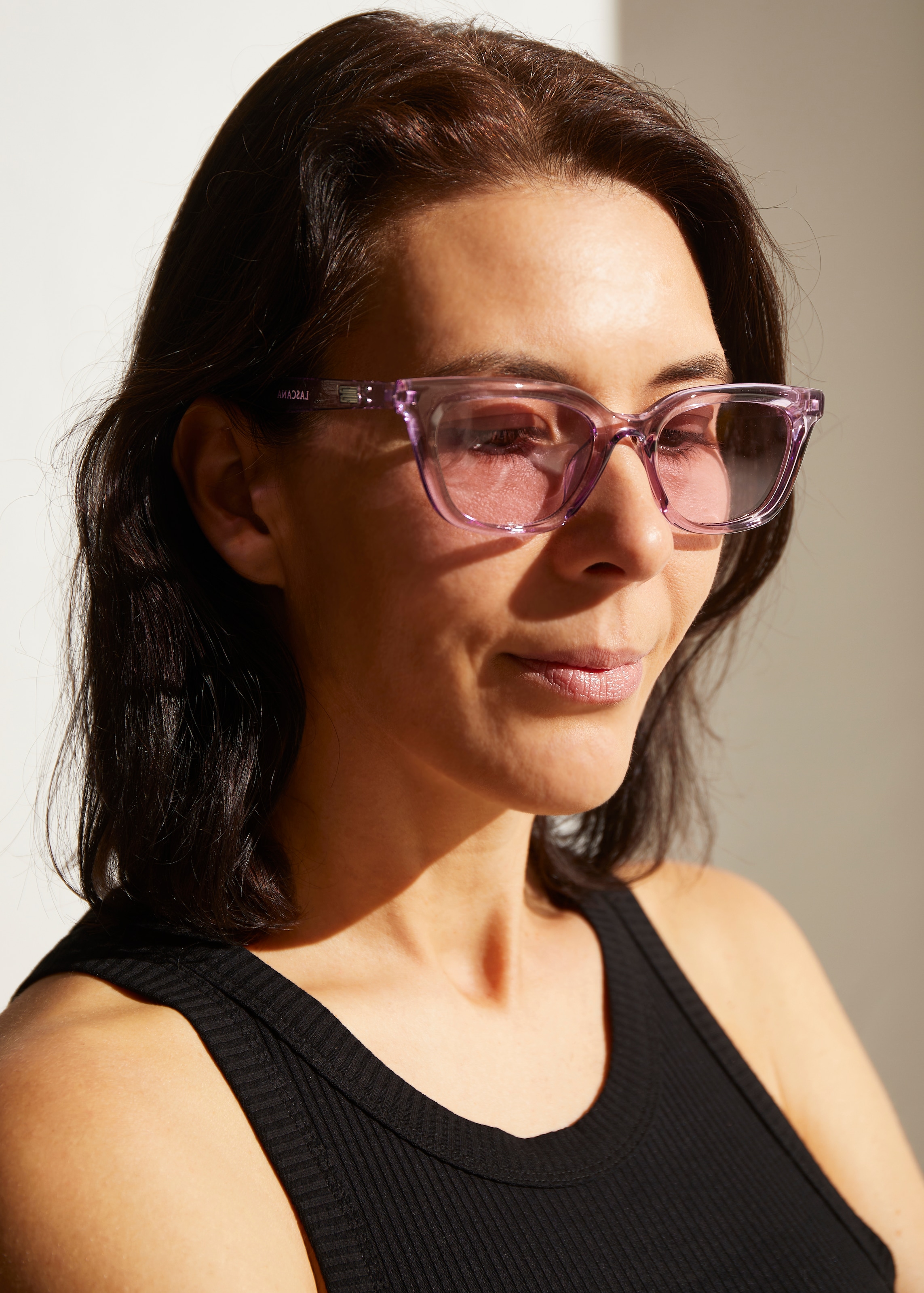 LASCANA Sonnenbrille, trapezförmige Sonnenbrille, Damenbrille