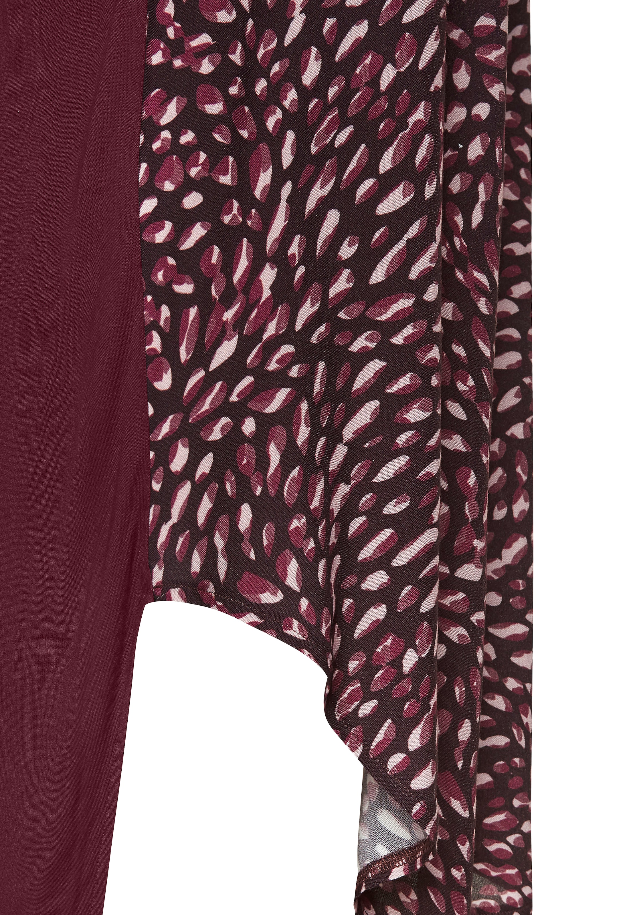 Beachtime Longshirt aus Materialmix