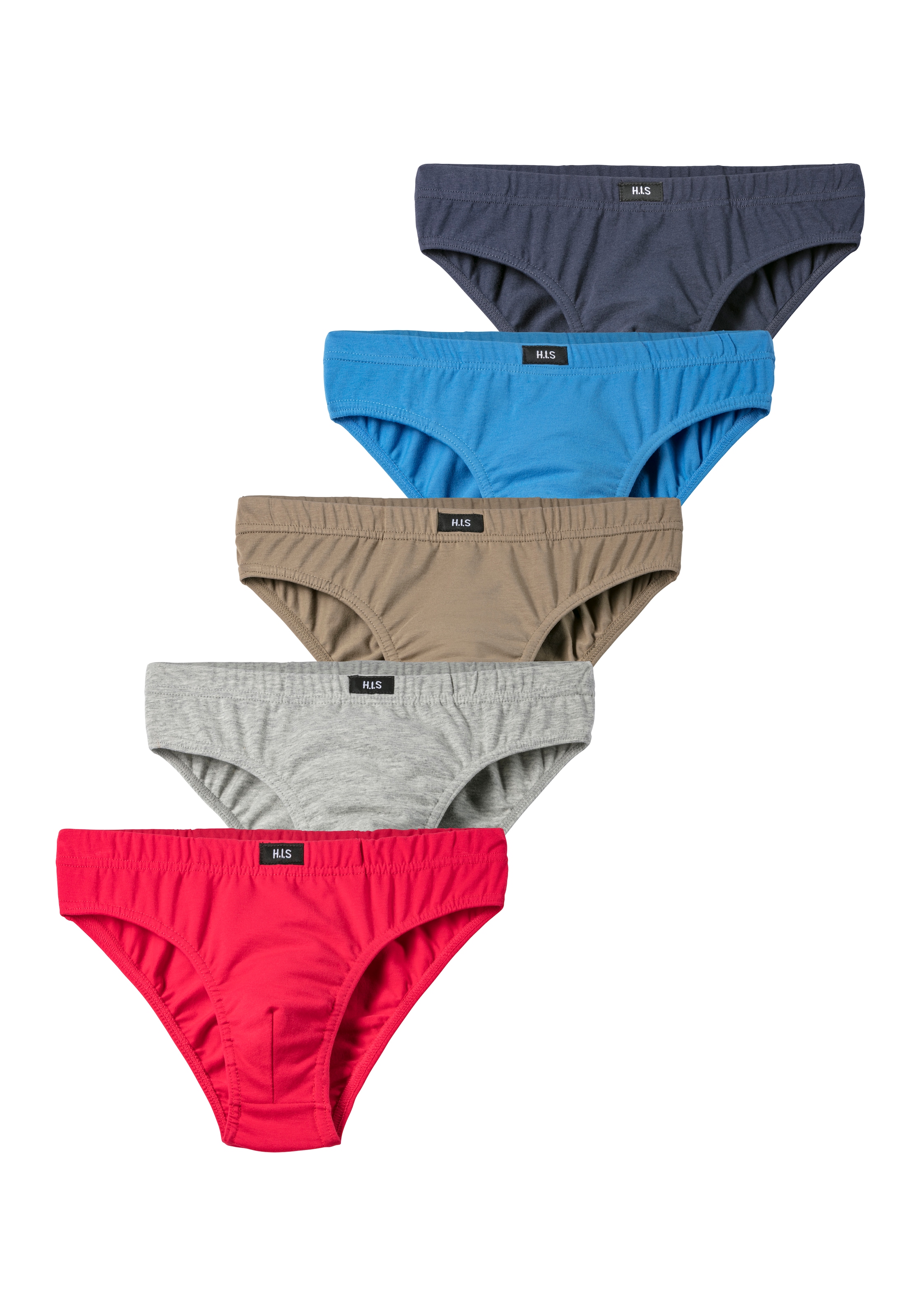 H.I.S Slip, (Packung, 5 St.), für Jungen, bequemer Basic für jeden Tag