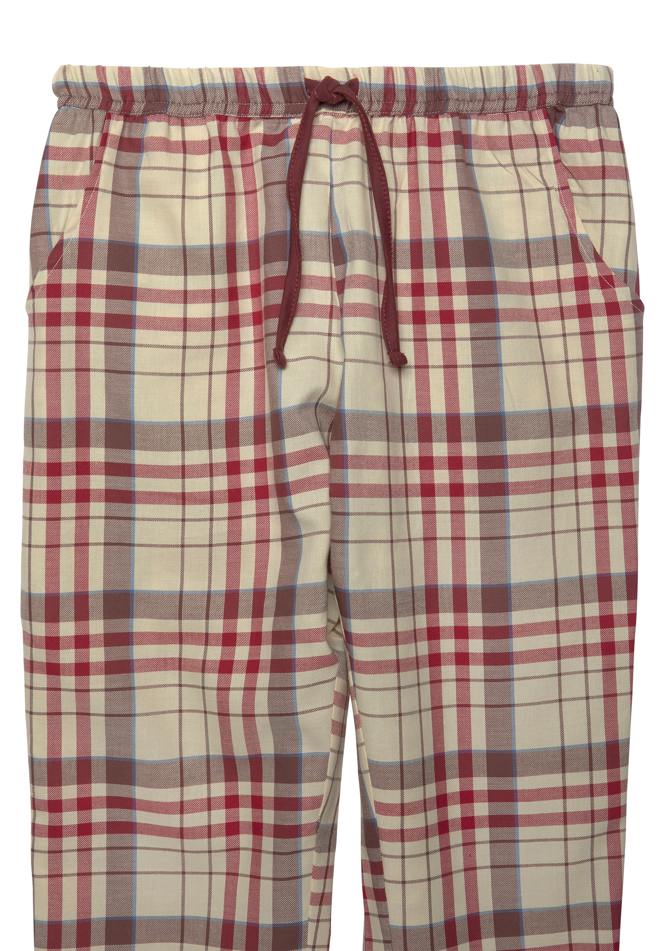 H.I.S Pyjama Set, 2 mit karierter Schlafhose
