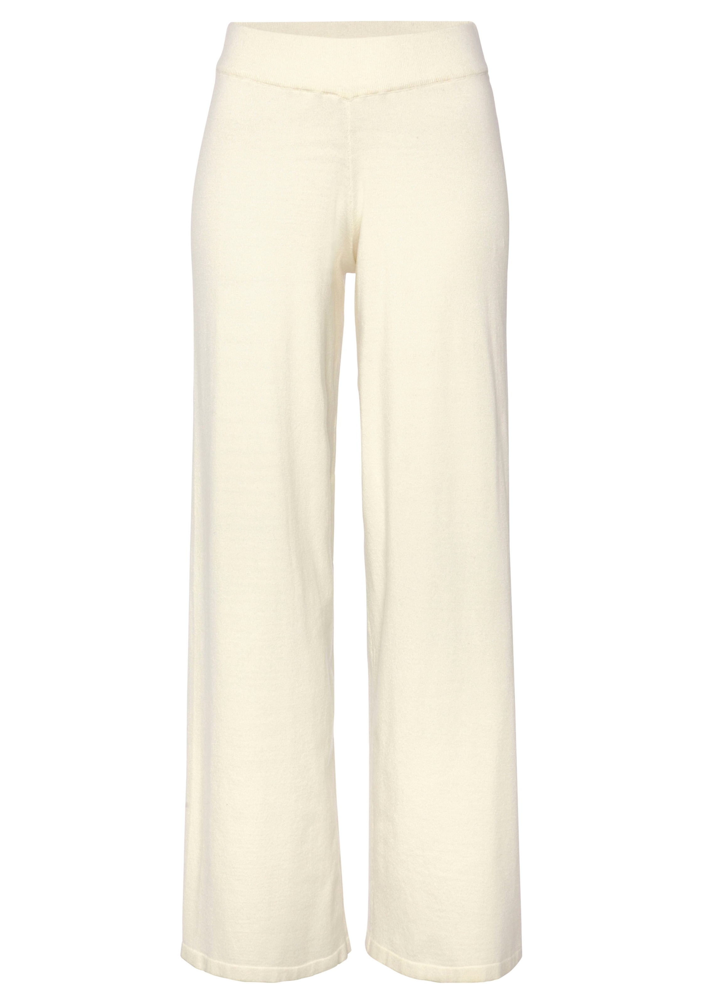 LASCANA Strickhose, mit weitem Bein, Loungewear