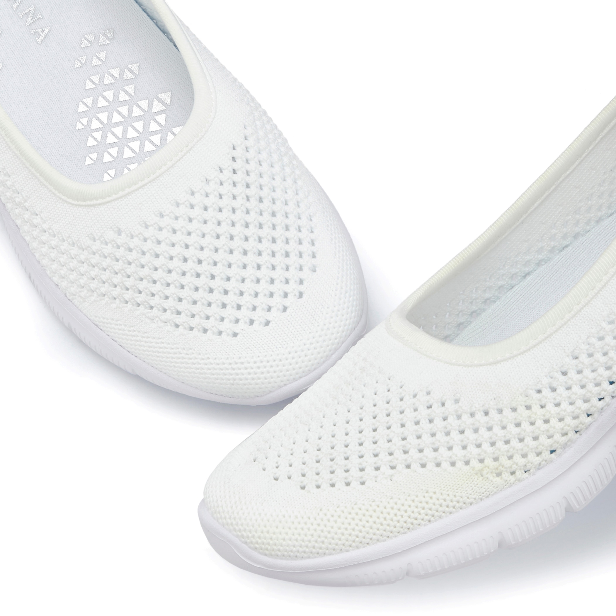 LASCANA Sneaker Ballerinas, ultraleichter Slipper, Freizeitschuh zum Reinschlüpfen VEGAN
