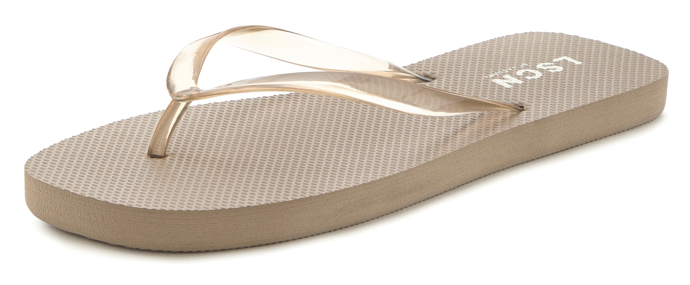 LSCN by LASCANA Badezehentrenner »Flip-Flops, Badelatsche, Badeschuhe, Sandale, Pantolette, Badeschlappe«  Zehentrenner mit wasserabweisender und leichter Sohle VEGAN