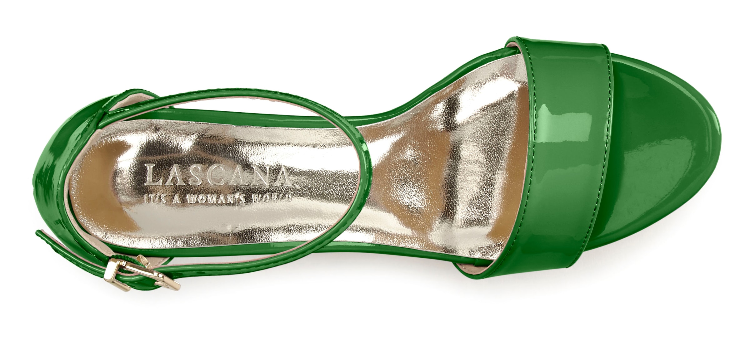 LASCANA High-Heel-Sandalette »Sommerschuh«, im zeitlosen Design, Riemchensandalette VEGAN