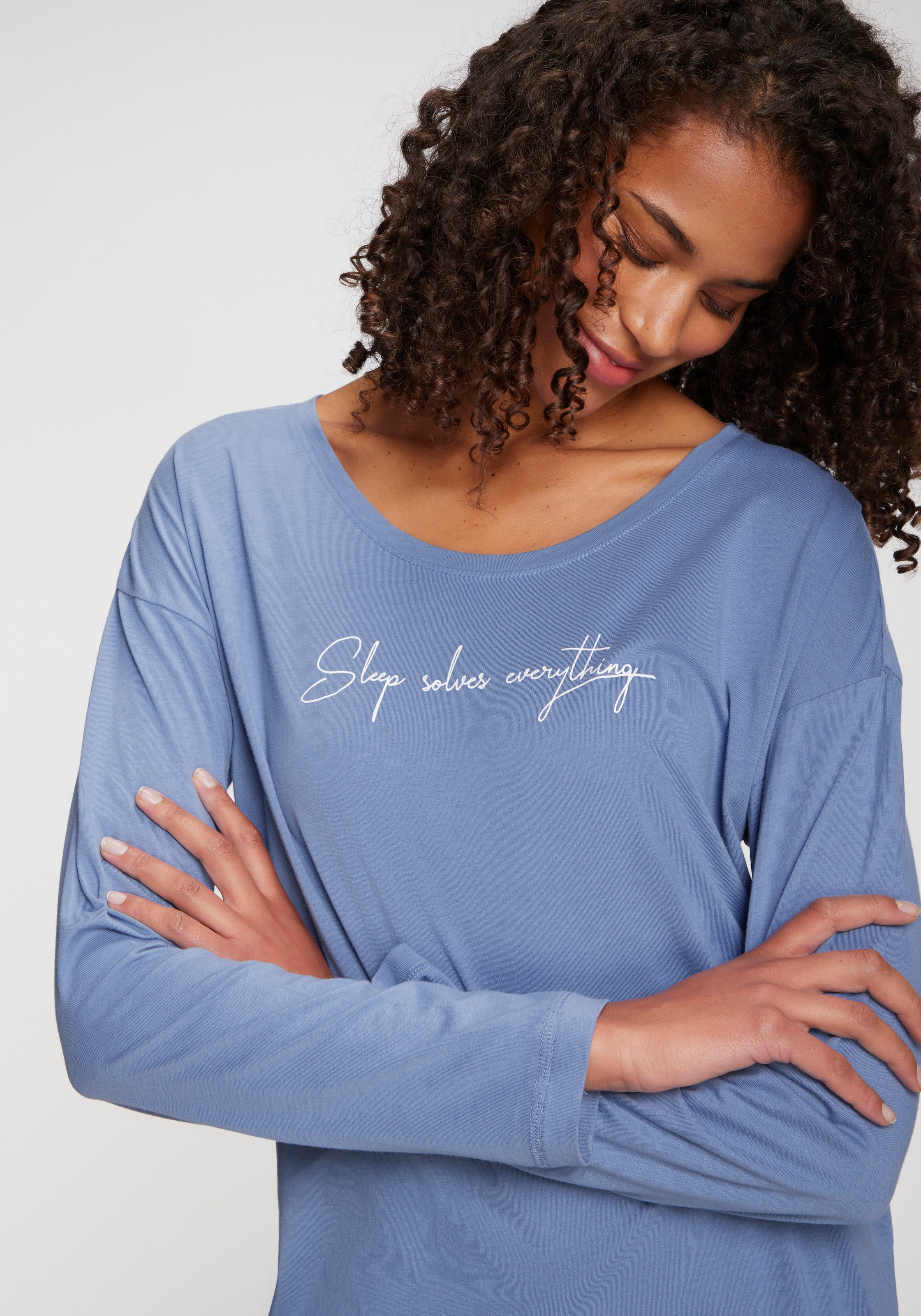 Vivance Dreams Longsleeve, mit kleinem Frontprint