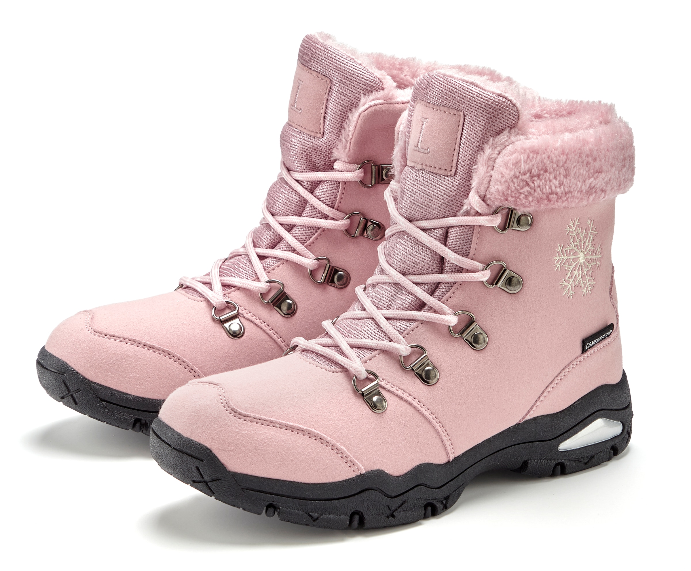 LASCANA Winterstiefelette »Winterboots, Outdoorstiefelette, Stiefel, Stiefelette, Schneestiefel«  mit wind-& wasserabweisender Tex-Membran