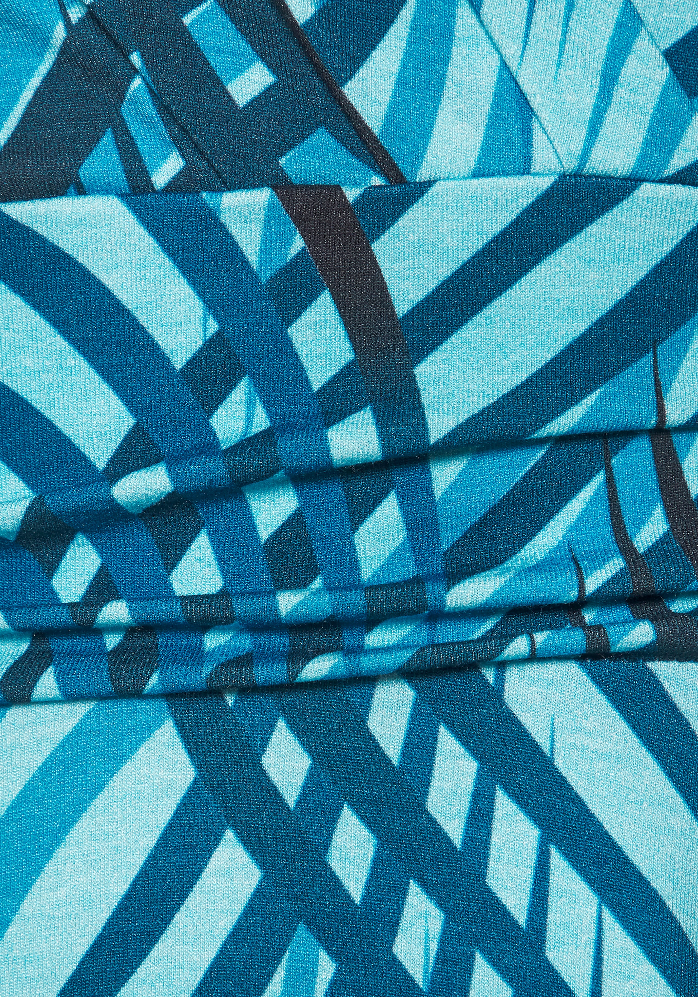 Vivance Jerseykleid mit Alloverdruck in Wickeloptik, Sommerkleid, Strandkleid, casual-chic