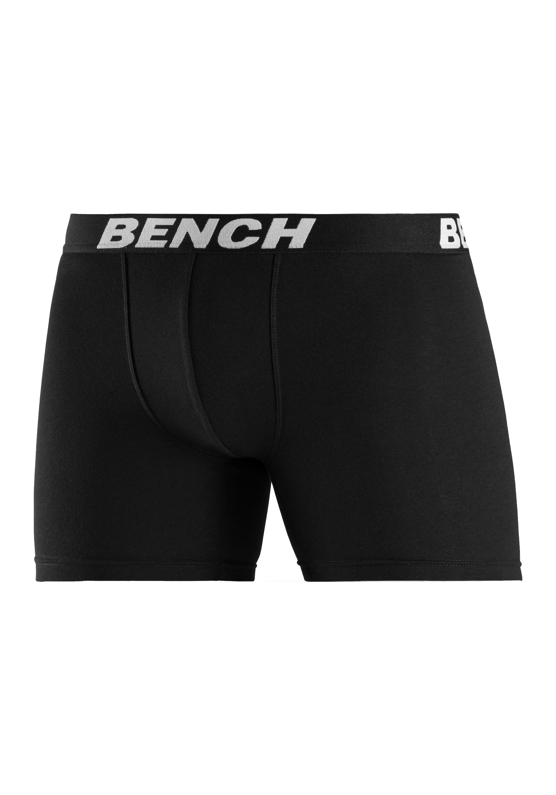 Bench. Boxer »Boxershorts für Herren«, (Packung, 4 St.), Unterhose mit längerer Beinform aus Baumwollmischung