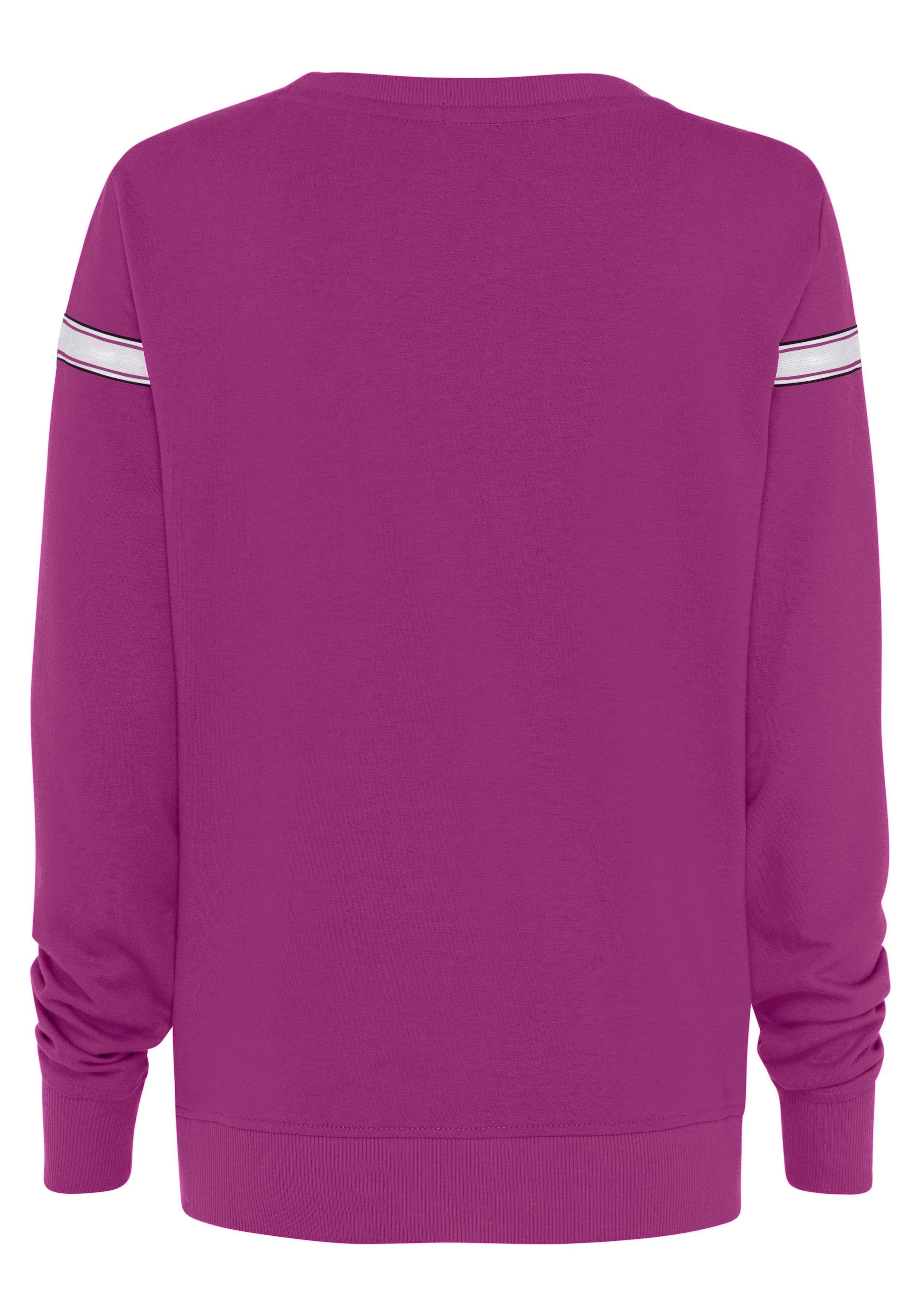 H.I.S Sweater, mit kontrastfarbigem Tape, Loungeanzug