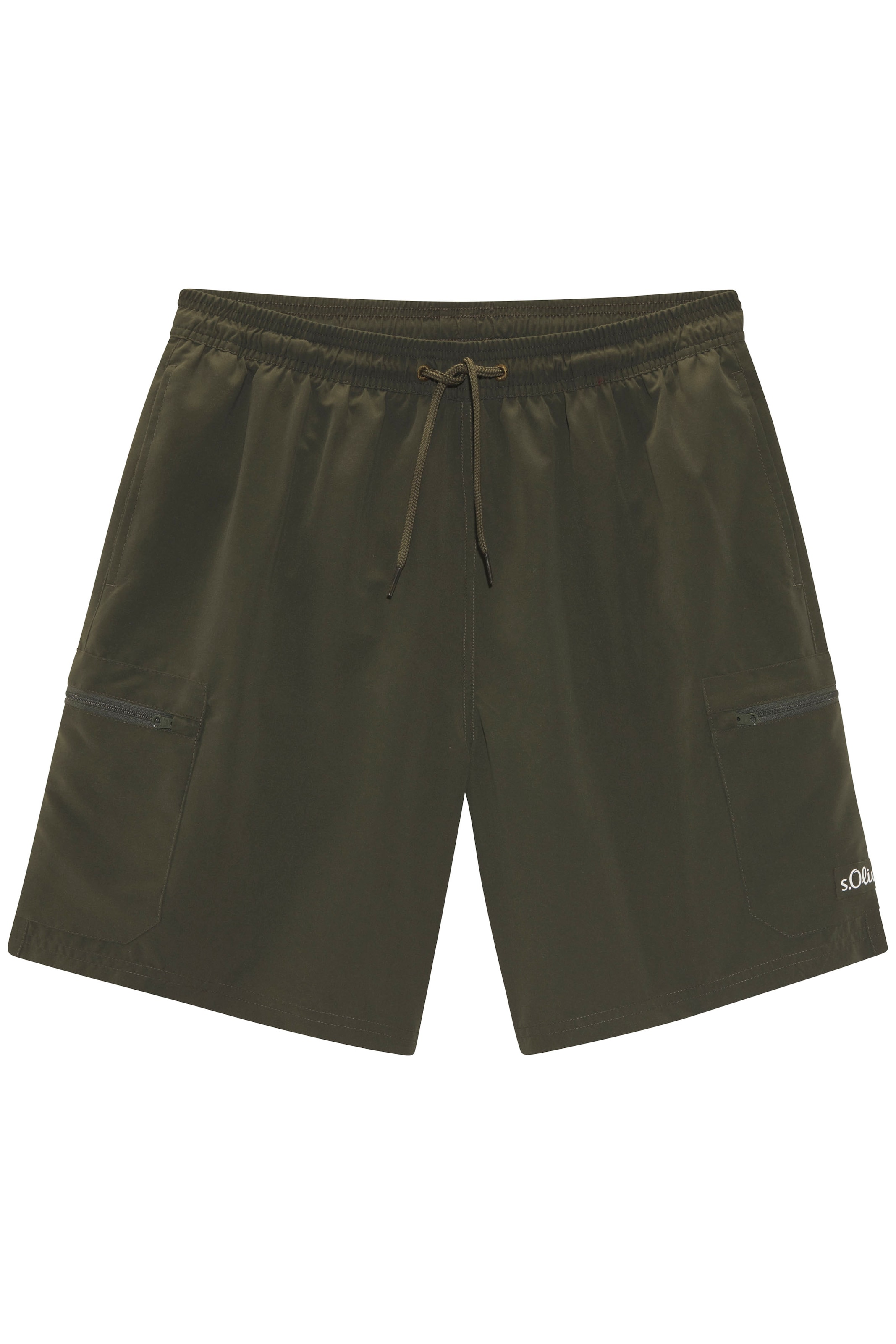s.Oliver Badeshorts »Malcom«, uni im Cargo-Stil