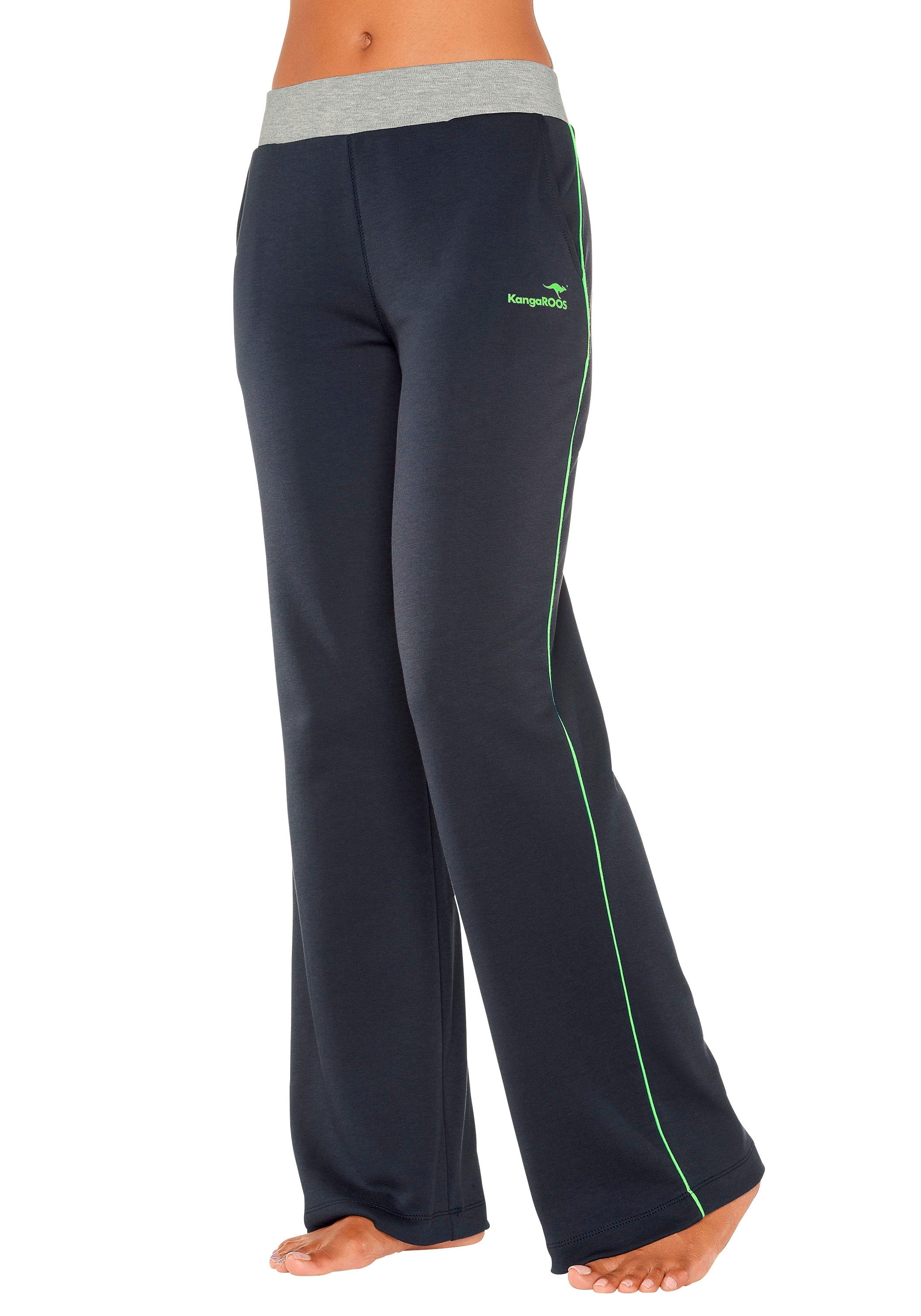 KangaROOS Relaxhose, mit breitem Bund, Loungewear, Loungeanzug