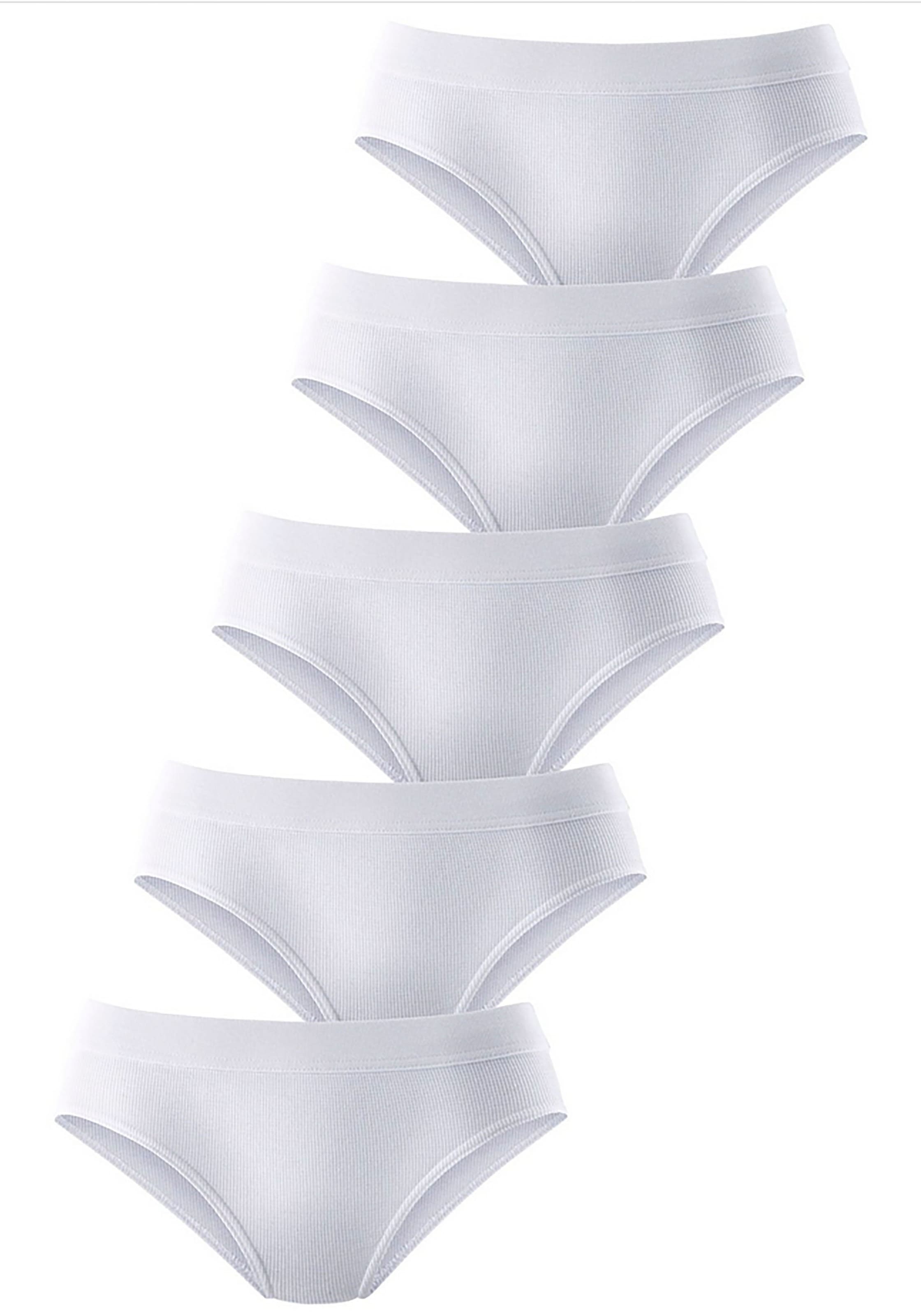 petite fleur Hüftslip, (5er-Pack), aus elastischer Baumwoll-Qualität