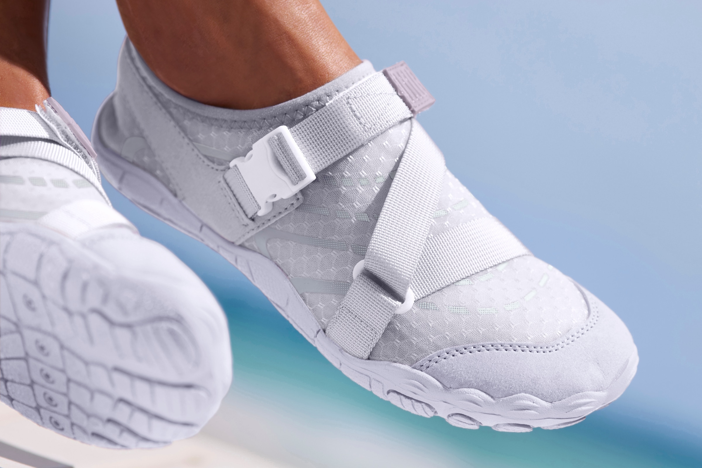 Venice Beach Badeschuh, Aquaschuh, Slipper, Wasserschuh mit Klettverschluss VEGAN