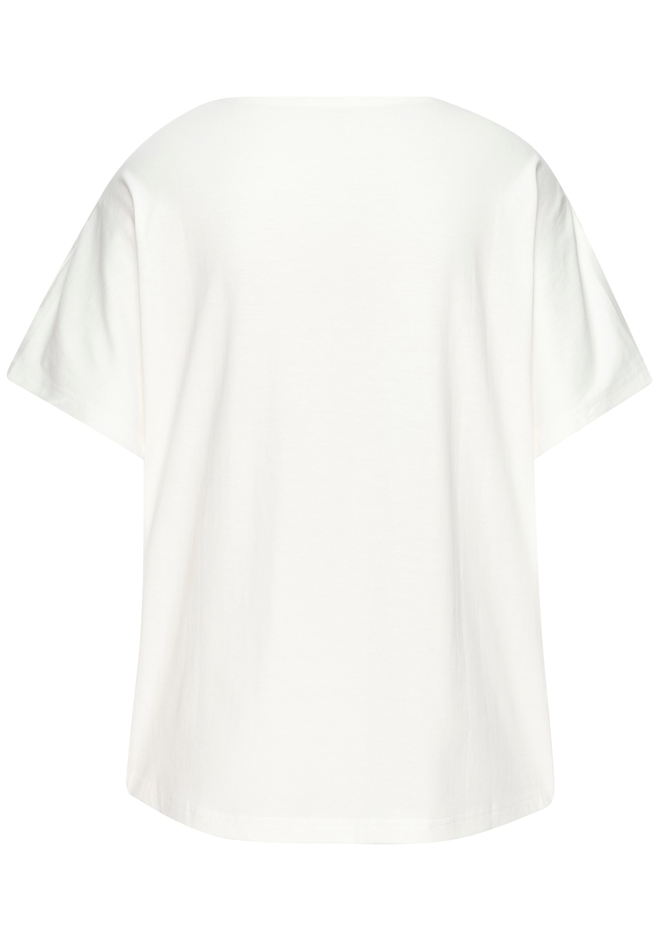 LASCANA T-Shirt »mit Strasssteinen« aus luftiger Baumwoll-Viskose-Qualität