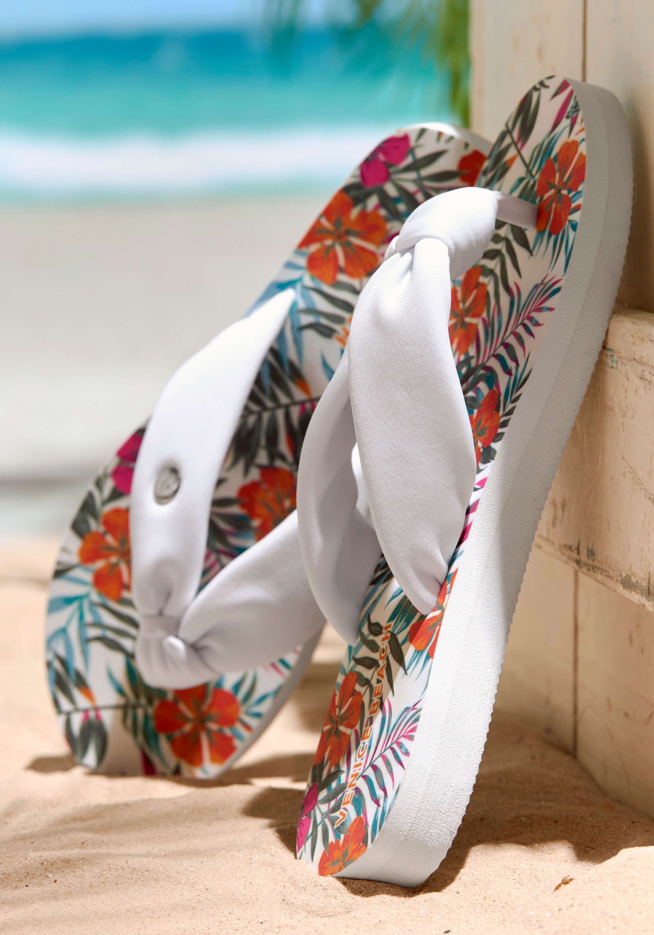 Venice Beach Badezehentrenner, Sandale, Pantolette, Badeschuh ultraleicht VEGAN