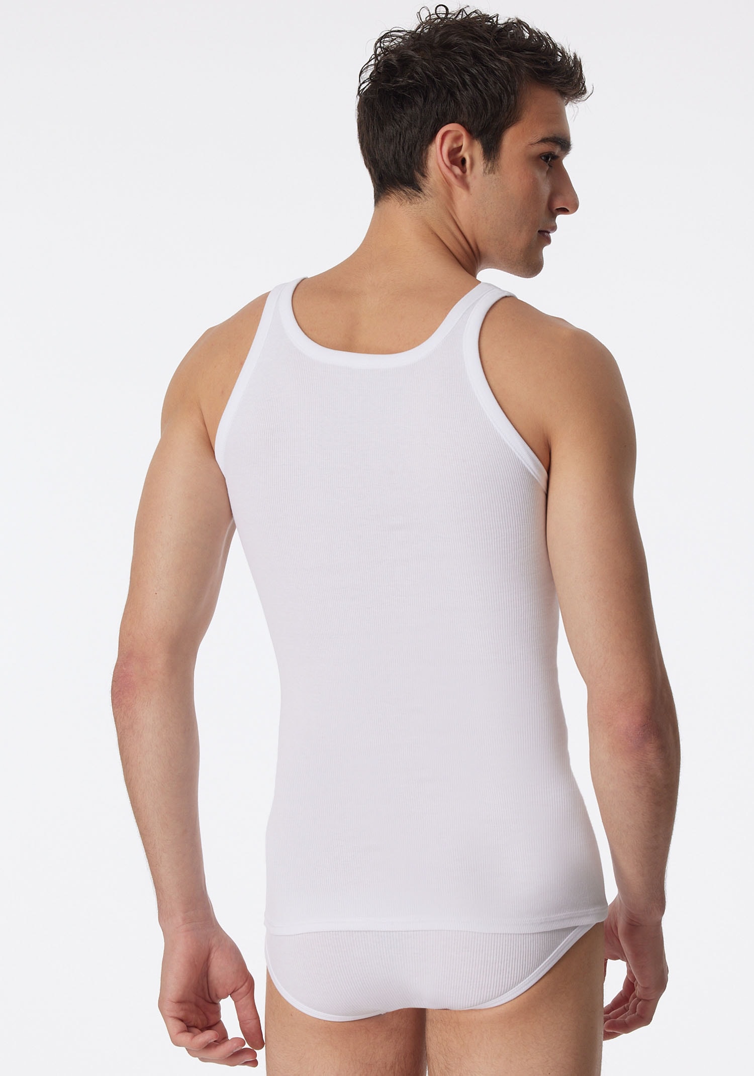 Schiesser Unterhemd »Original Classics« 3er-Pack,  mit Markenlabel