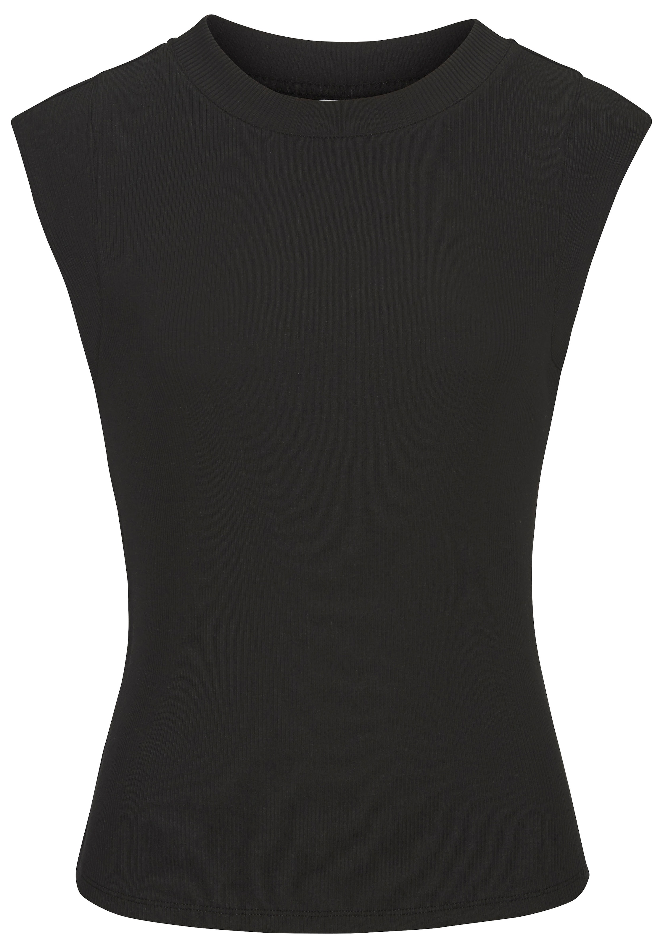 LASCANA Ripptanktop, mit breiten Trägern, figurbetonte Passform