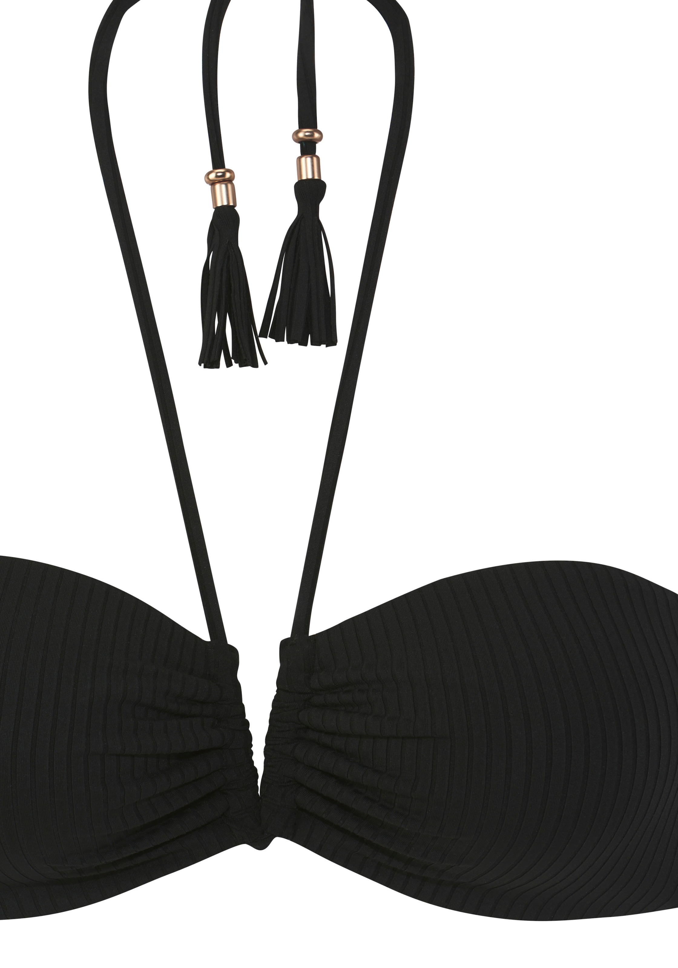 Elbsand Bandeau-Bikini, mit V-Bügel
