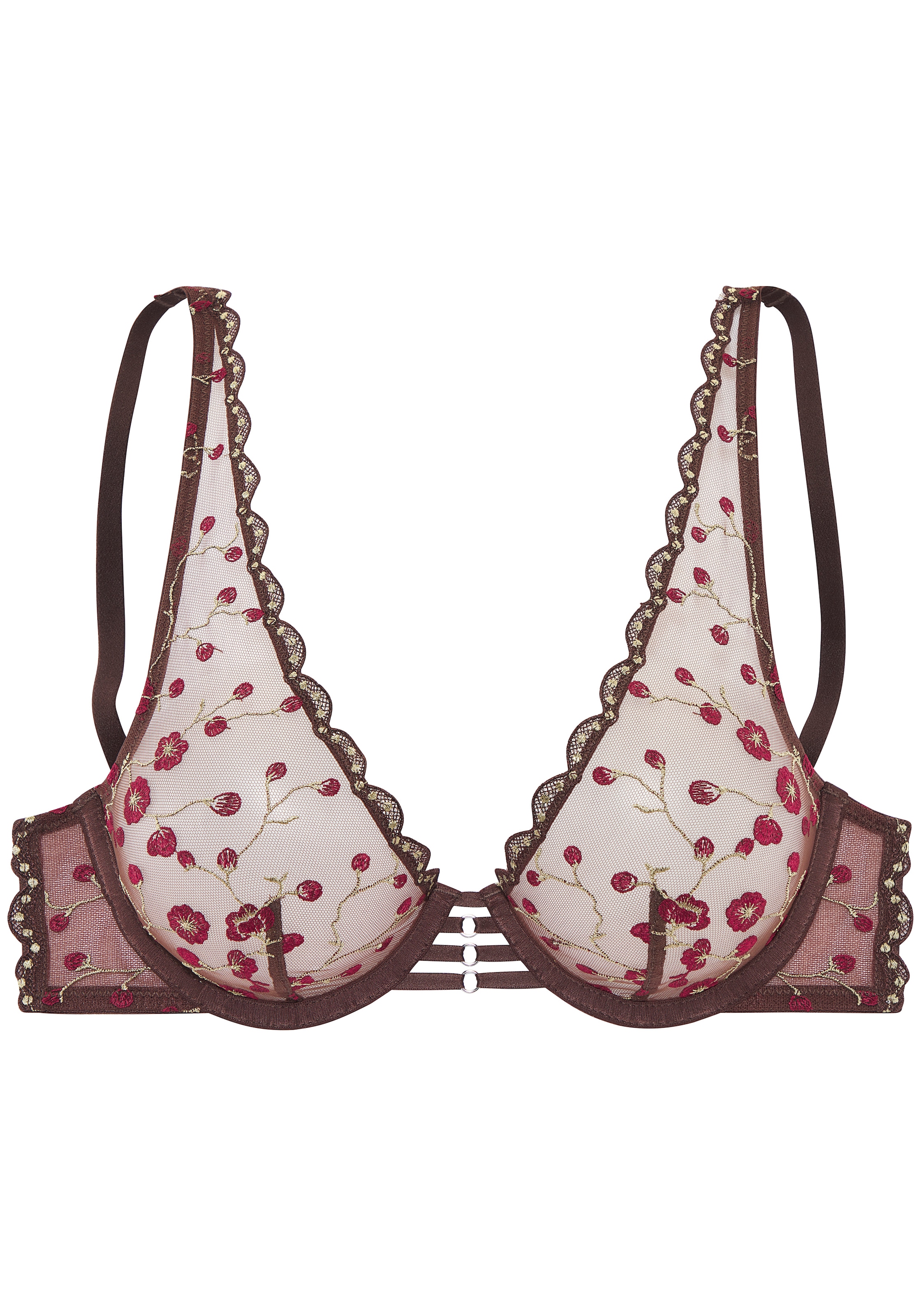 s.Oliver Bügel-BH », BH mit Bügel, Spitzen-BH im High-Apex-Design« als Dessous-Set kombinierbar, sexy Dessous, sexy Unterwäsche Damen