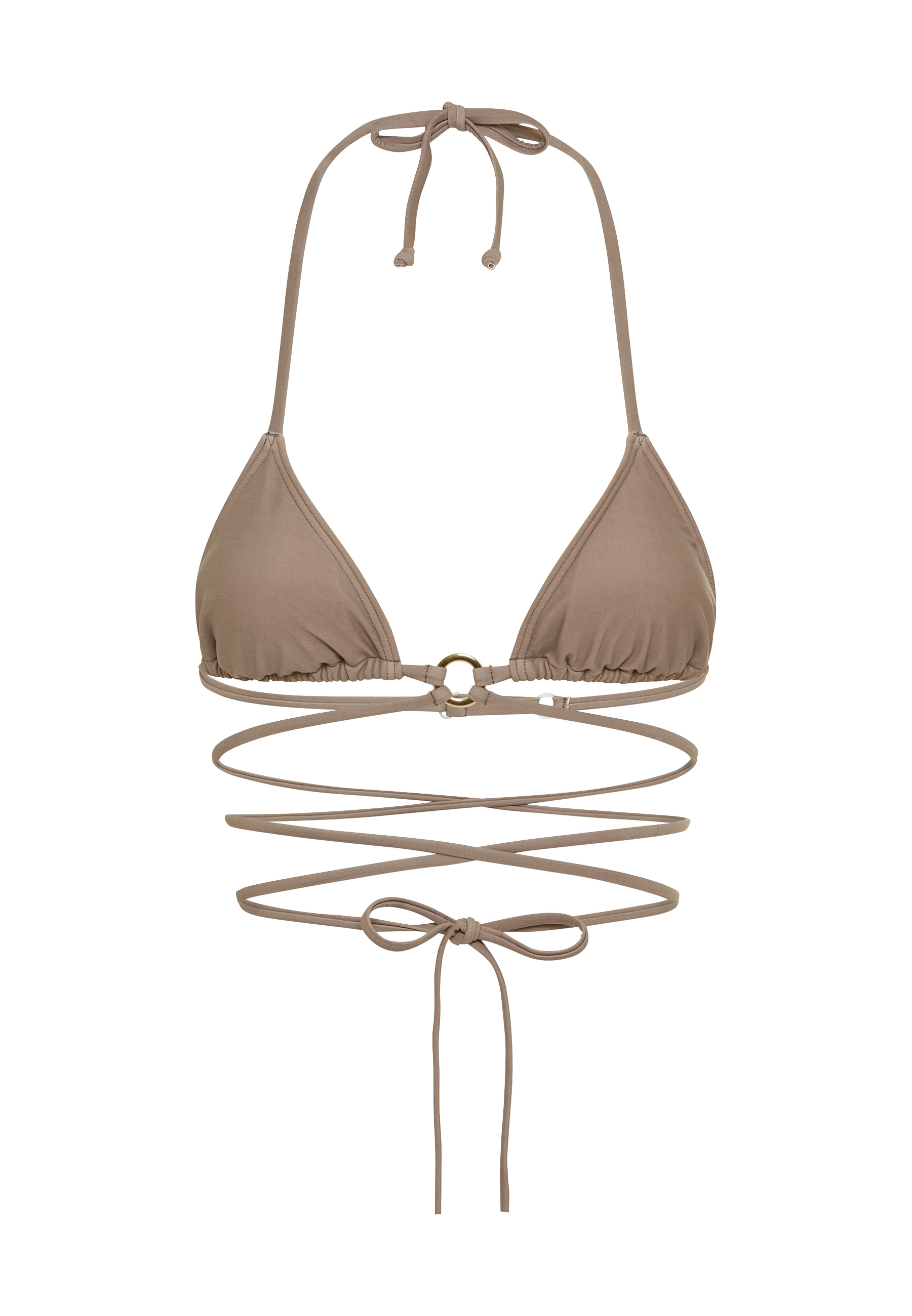 LSCN by LASCANA Triangel-Bikini-Top »Gina«, mit langem Bindeband