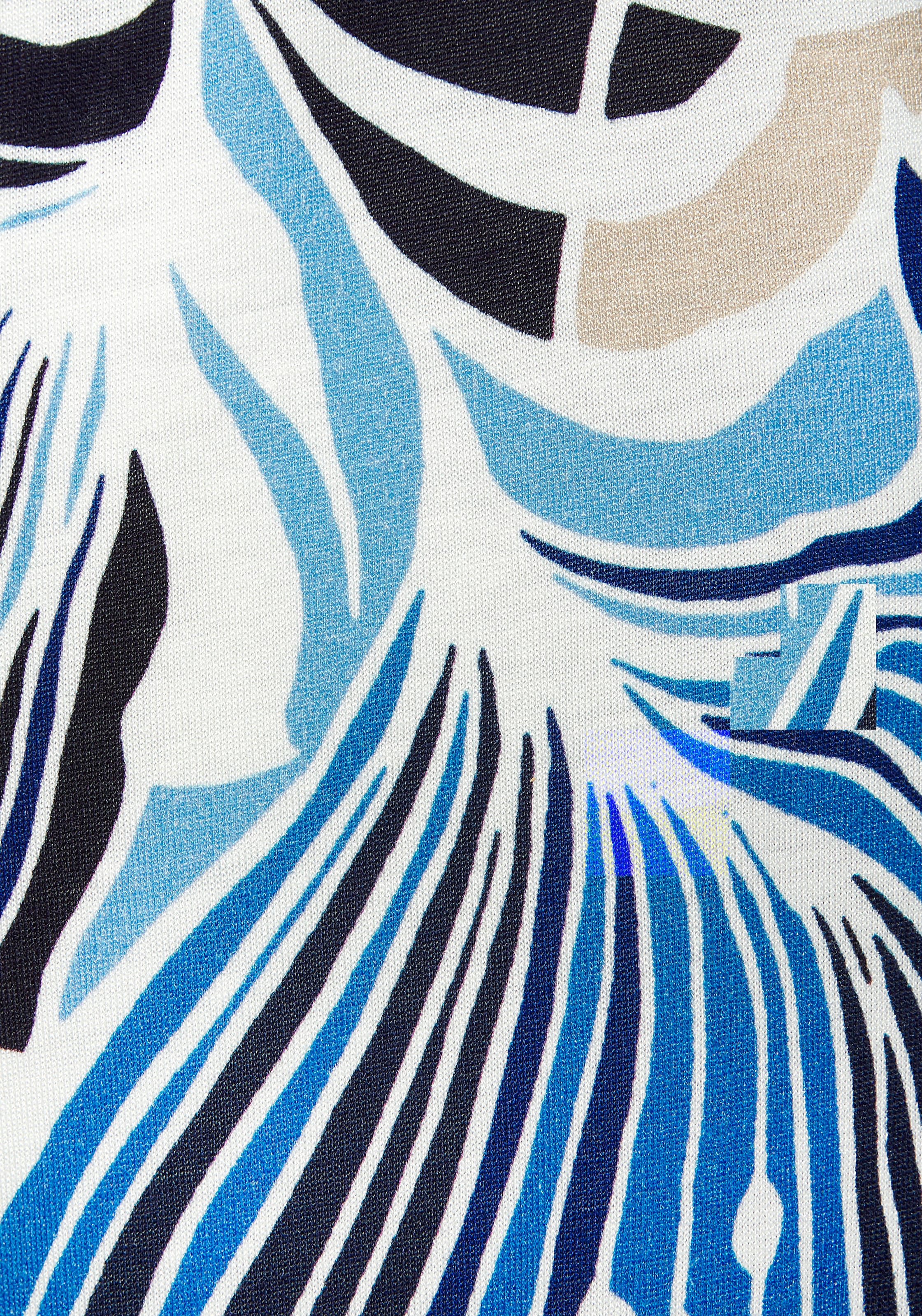 LASCANA Palazzohose  aus Viskosejersey, Sommerhose mit Alloverprint und Taschen